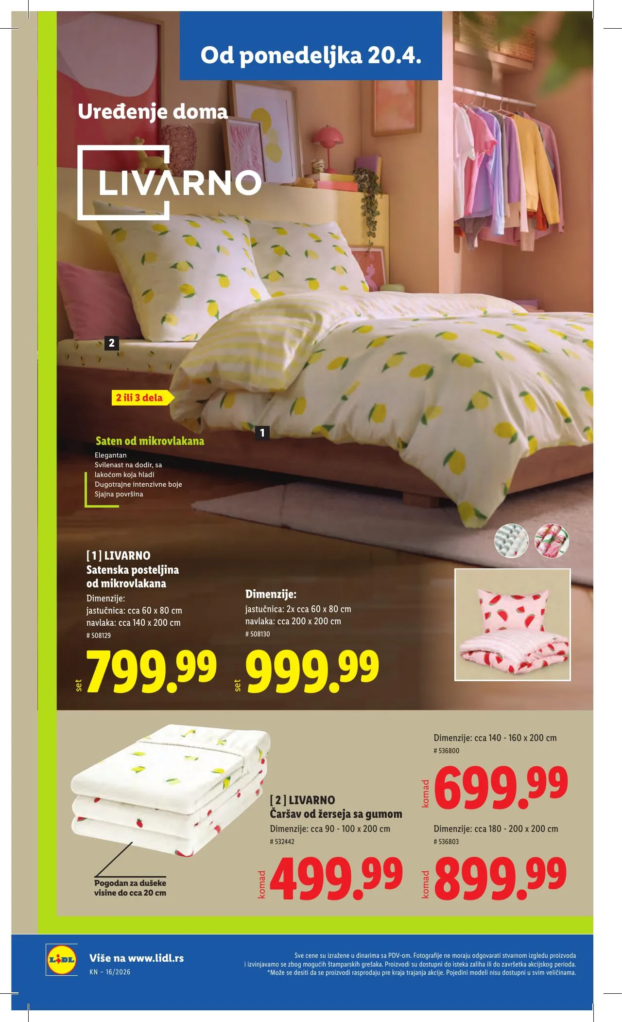 Lidl akciós újság Szerbia 04.16–04.22 – 84. oldal