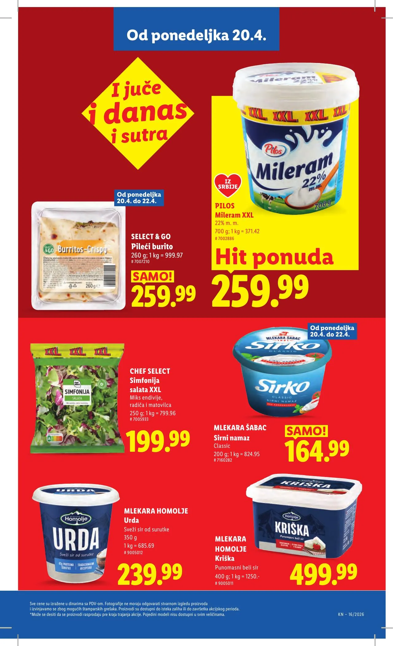 Lidl akciós újság Szerbia 04.16–04.22 – 89. oldal