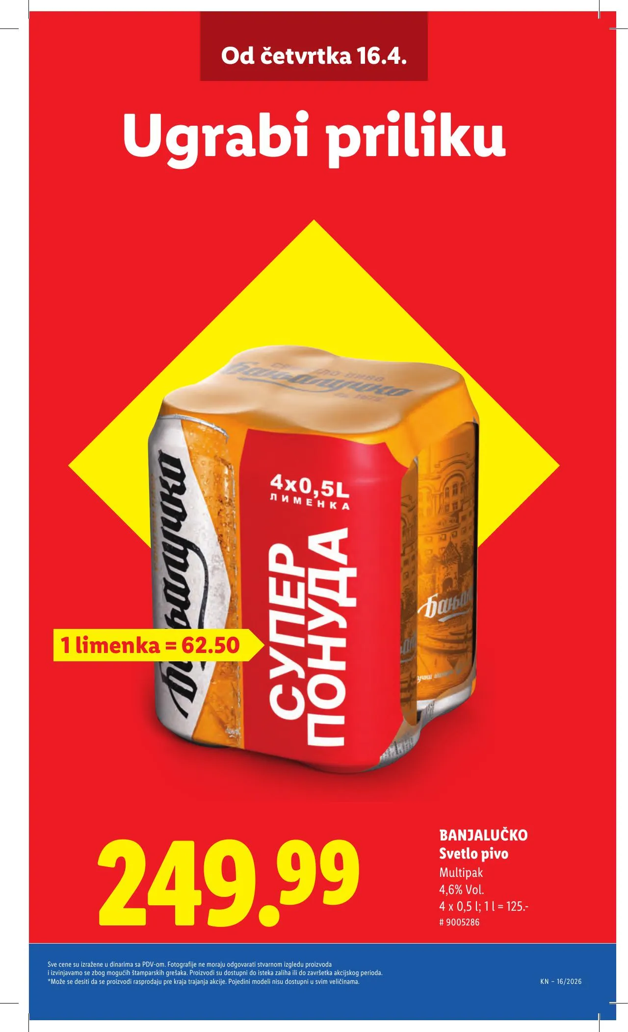 Lidl akciós újság Szerbia 04.16–04.22 – 9. oldal