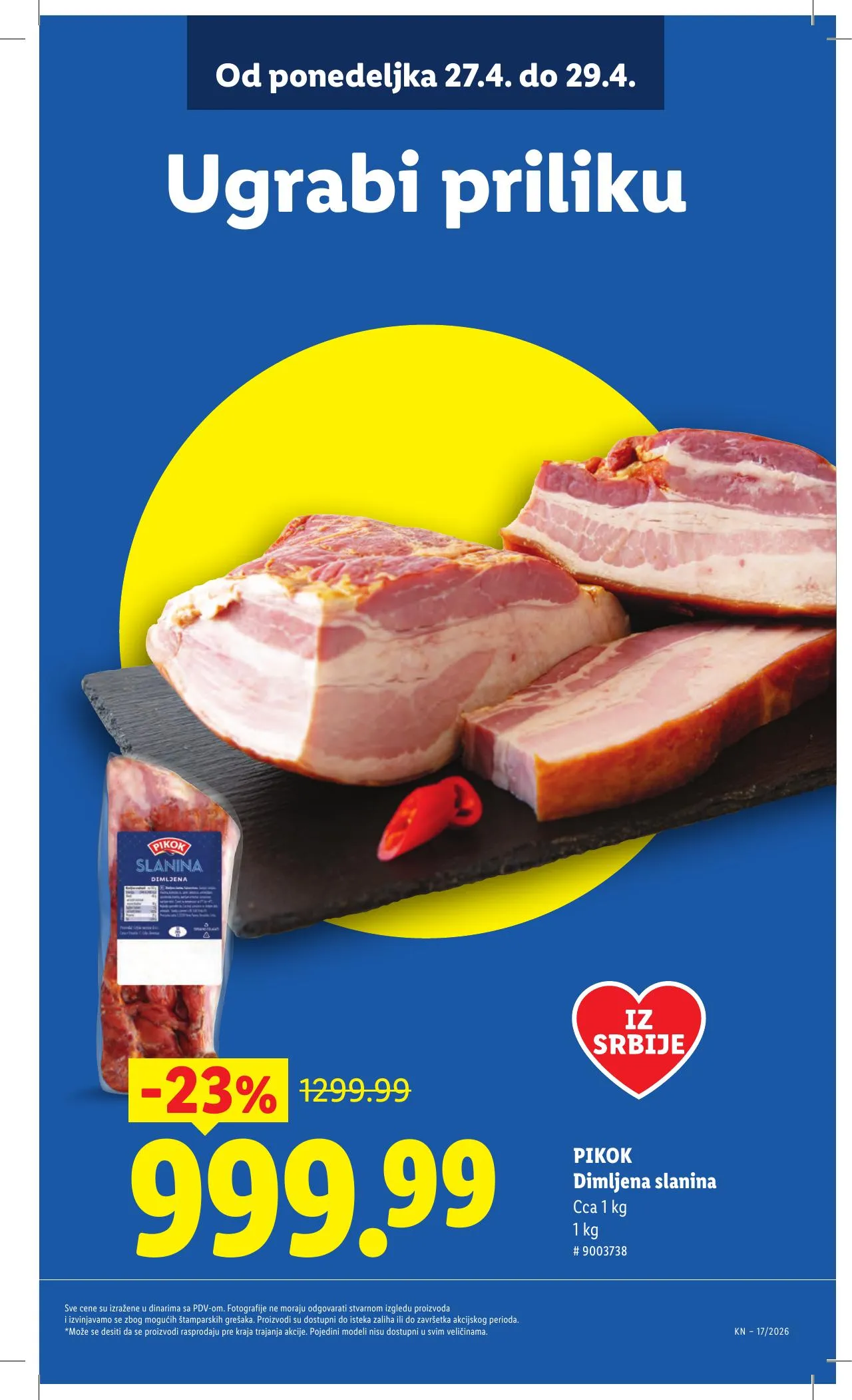 Lidl akciós újság Szerbia 04.23–04.29 – 17. oldal