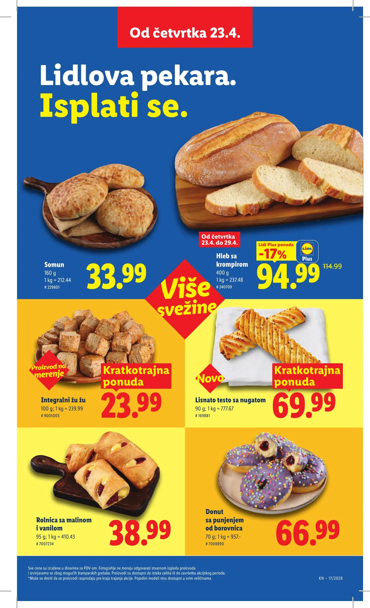Lidl akciós újság Szerbia 04.23–04.29 – 23. oldal