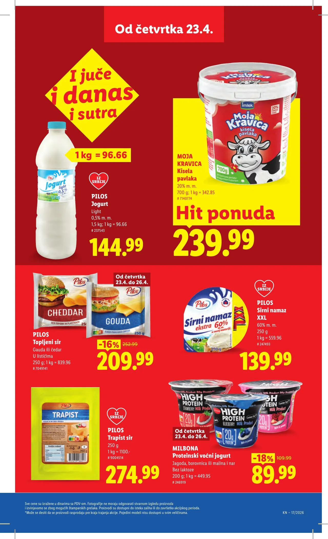 Lidl akciós újság Szerbia 04.23–04.29 – 25. oldal