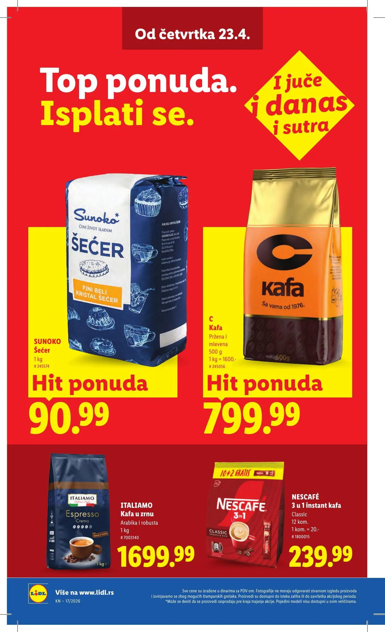 Lidl akciós újság Szerbia 04.23–04.29 – 32. oldal