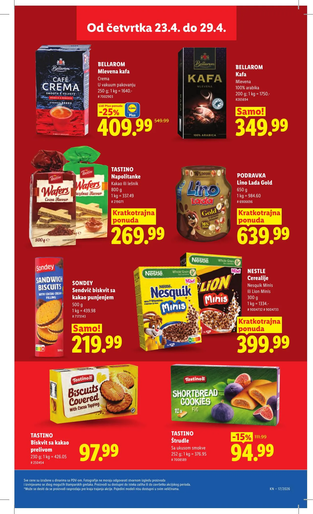 Lidl akciós újság Szerbia 04.23–04.29 – 33. oldal