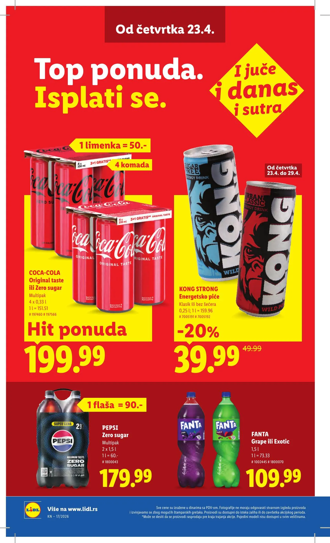 Lidl akciós újság Szerbia 04.23–04.29 – 34. oldal