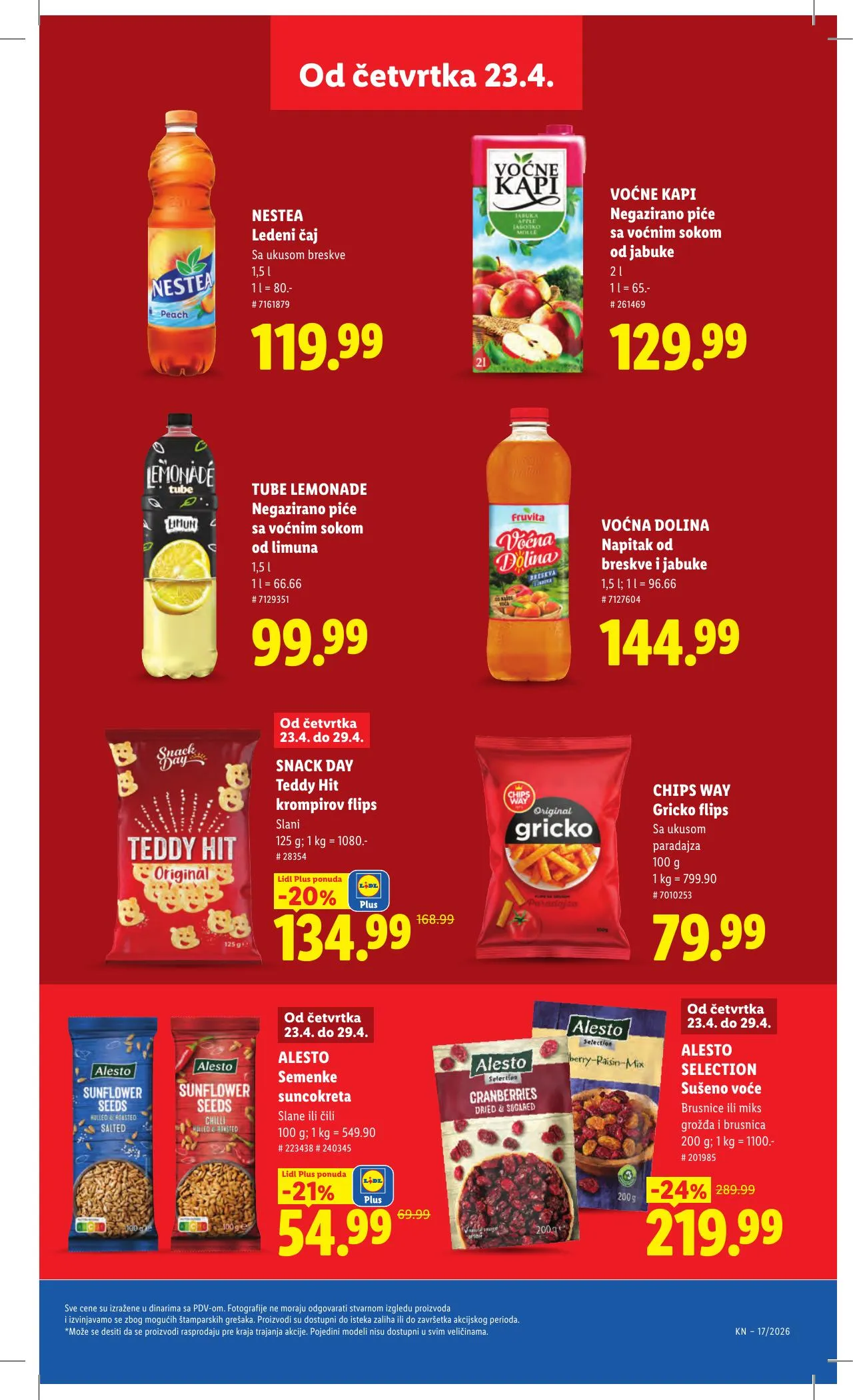 Lidl akciós újság Szerbia 04.23–04.29 – 37. oldal
