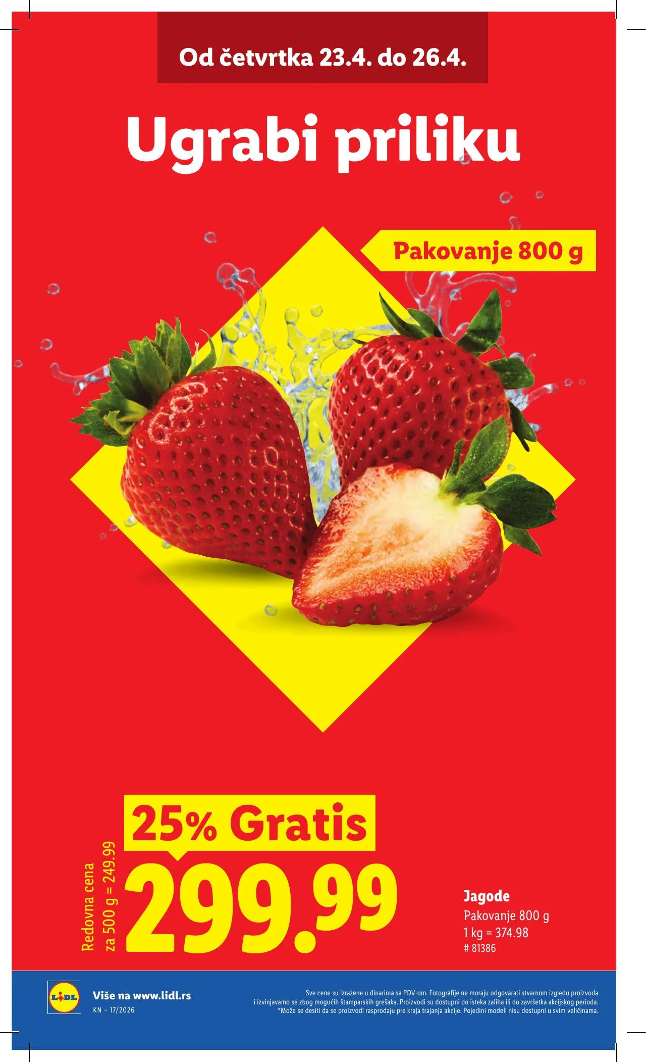 Lidl akciós újság Szerbia 04.23–04.29 – 4. oldal