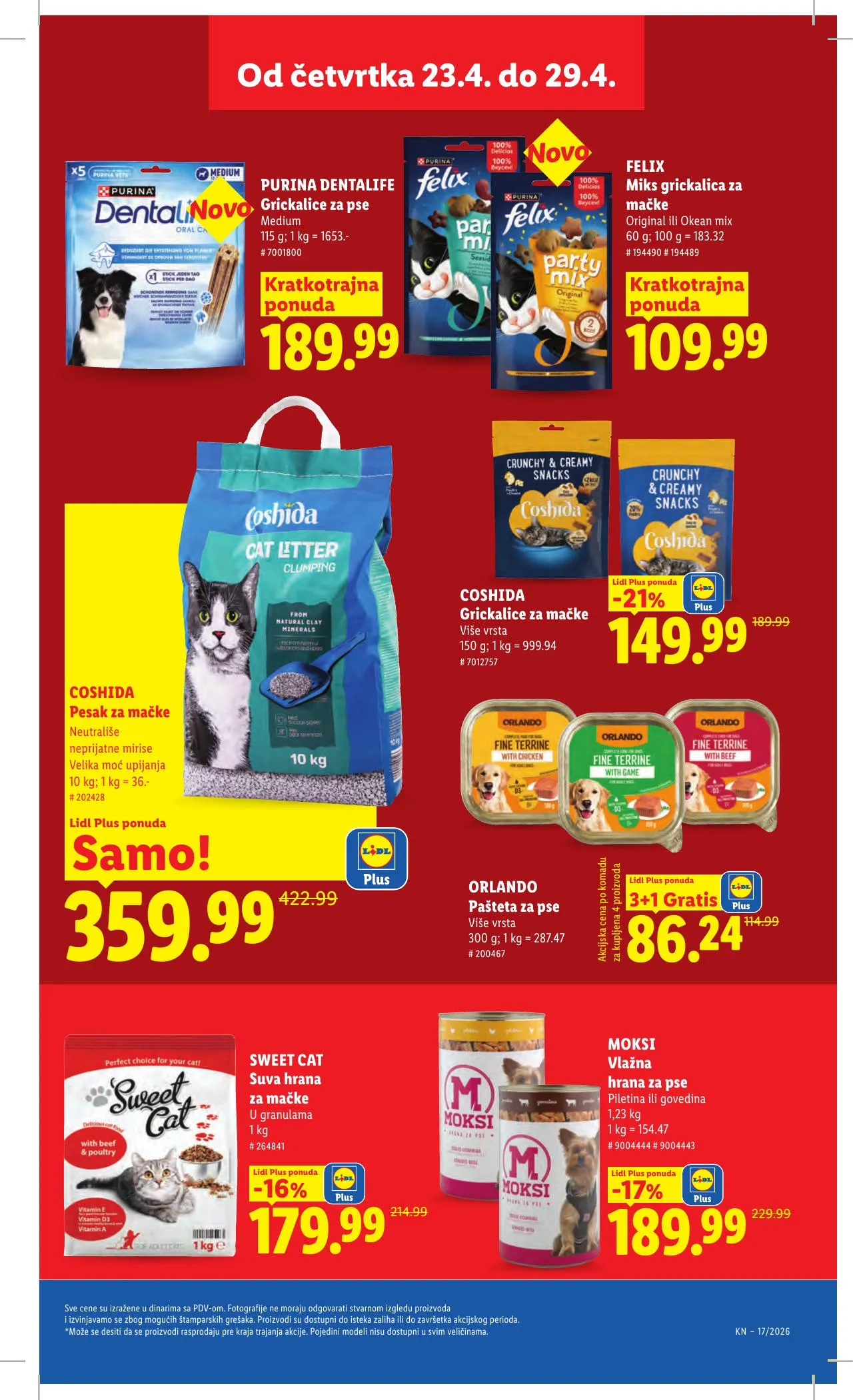 Lidl akciós újság Szerbia 04.23–04.29 – 45. oldal