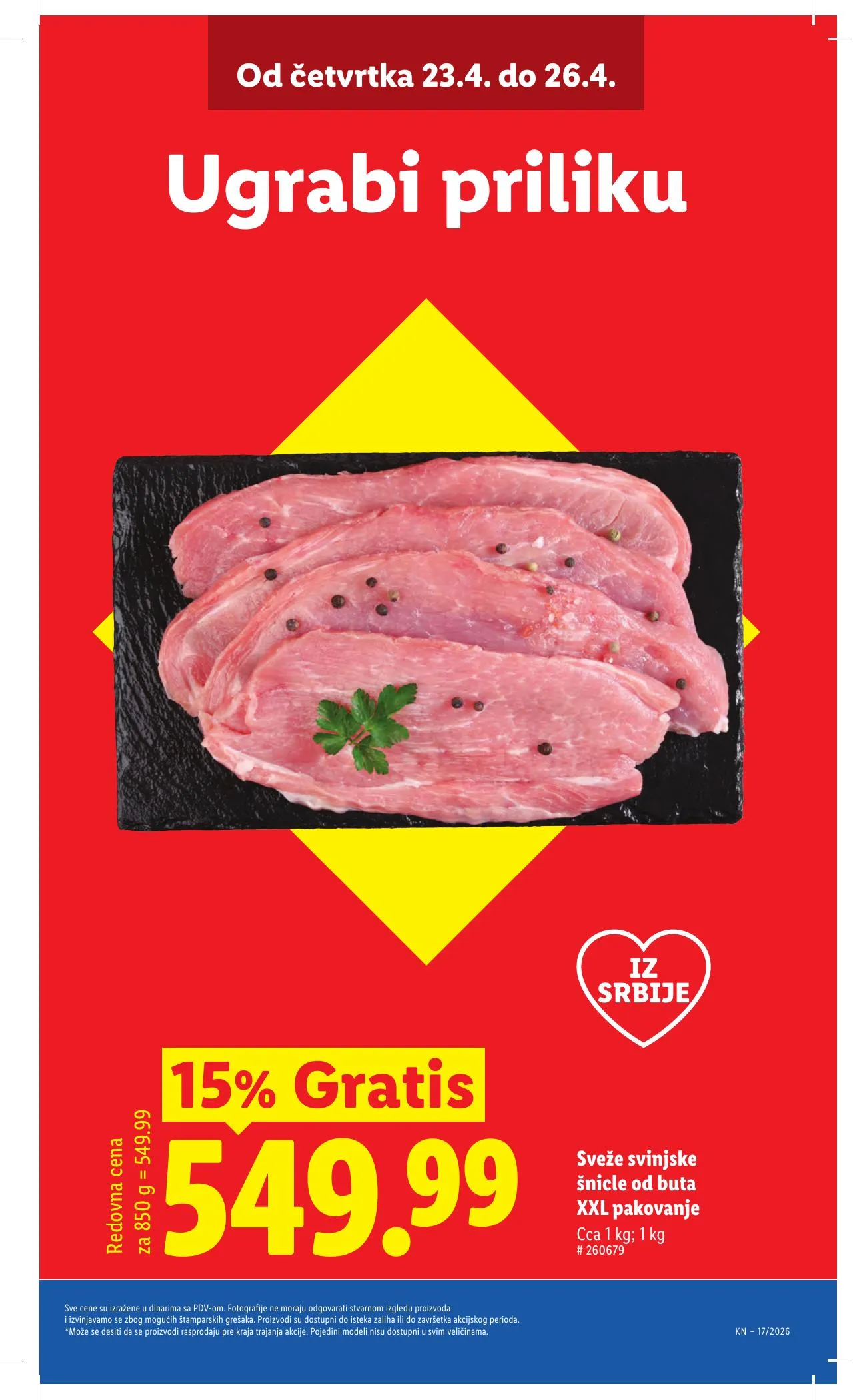 Lidl akciós újság Szerbia 04.23–04.29 – 5. oldal
