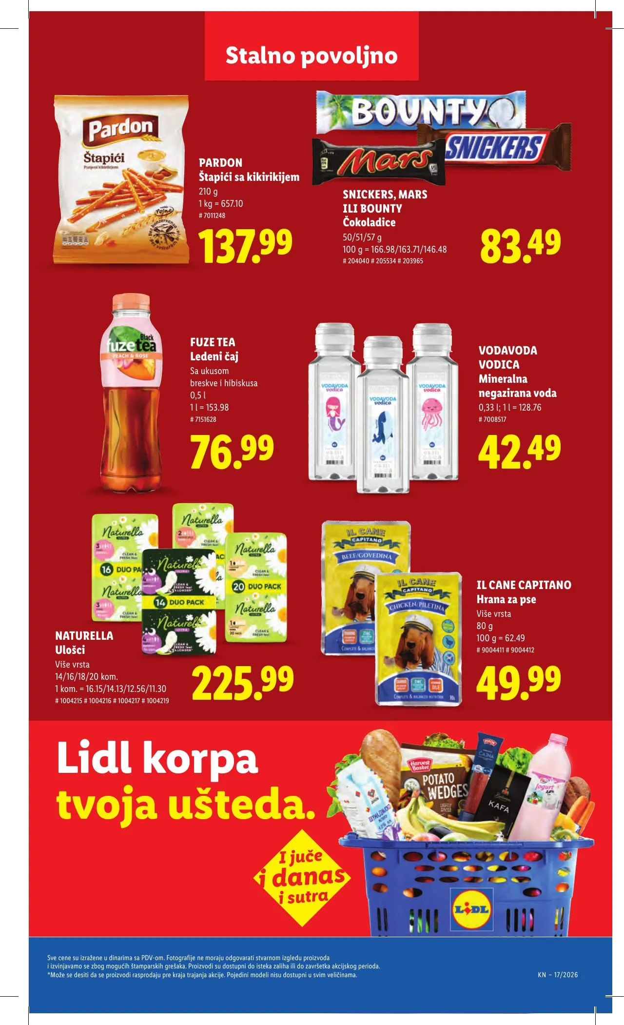 Lidl akciós újság Szerbia 04.23–04.29 – 55. oldal