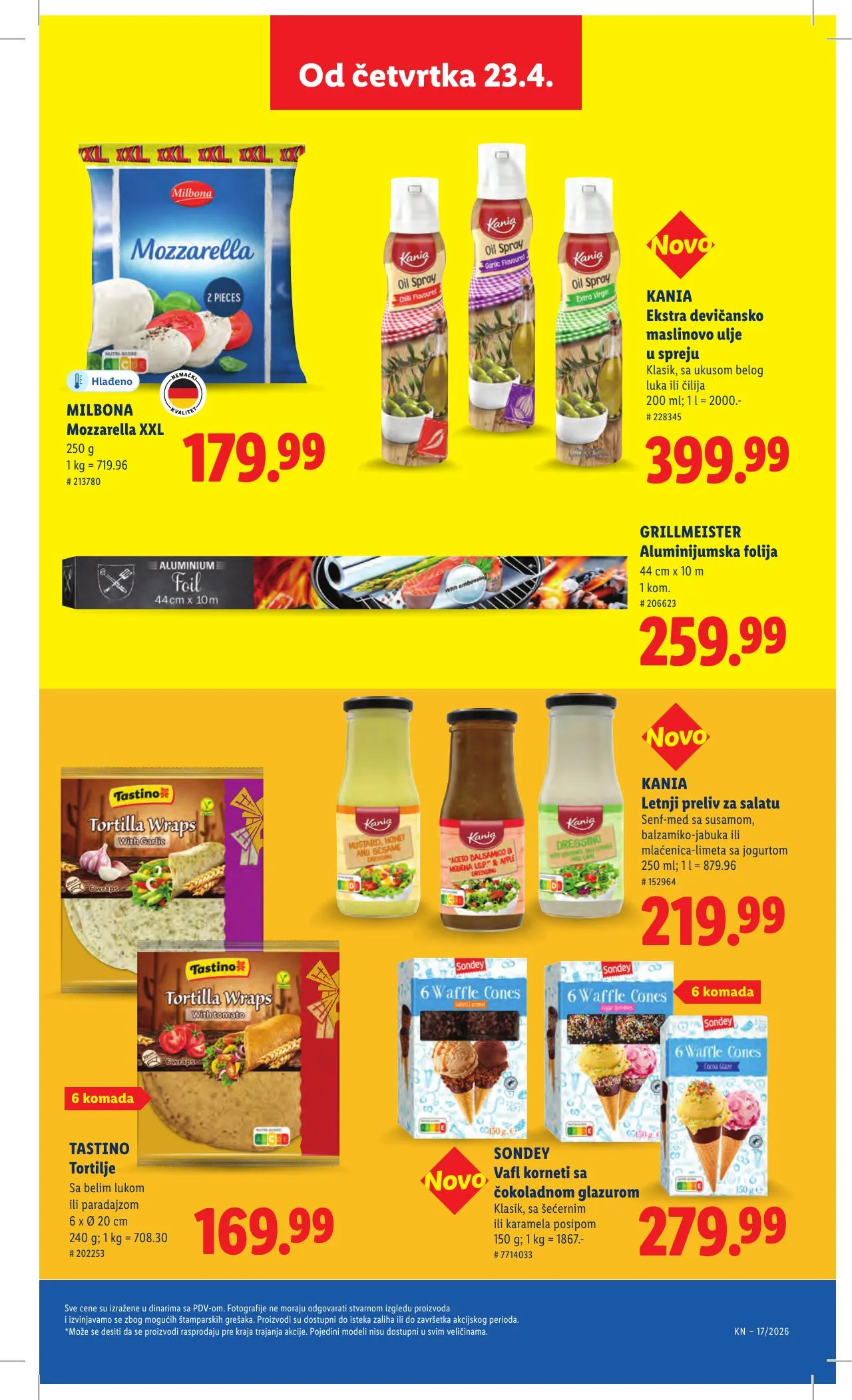 Lidl akciós újság Szerbia 04.23–04.29 – 57. oldal