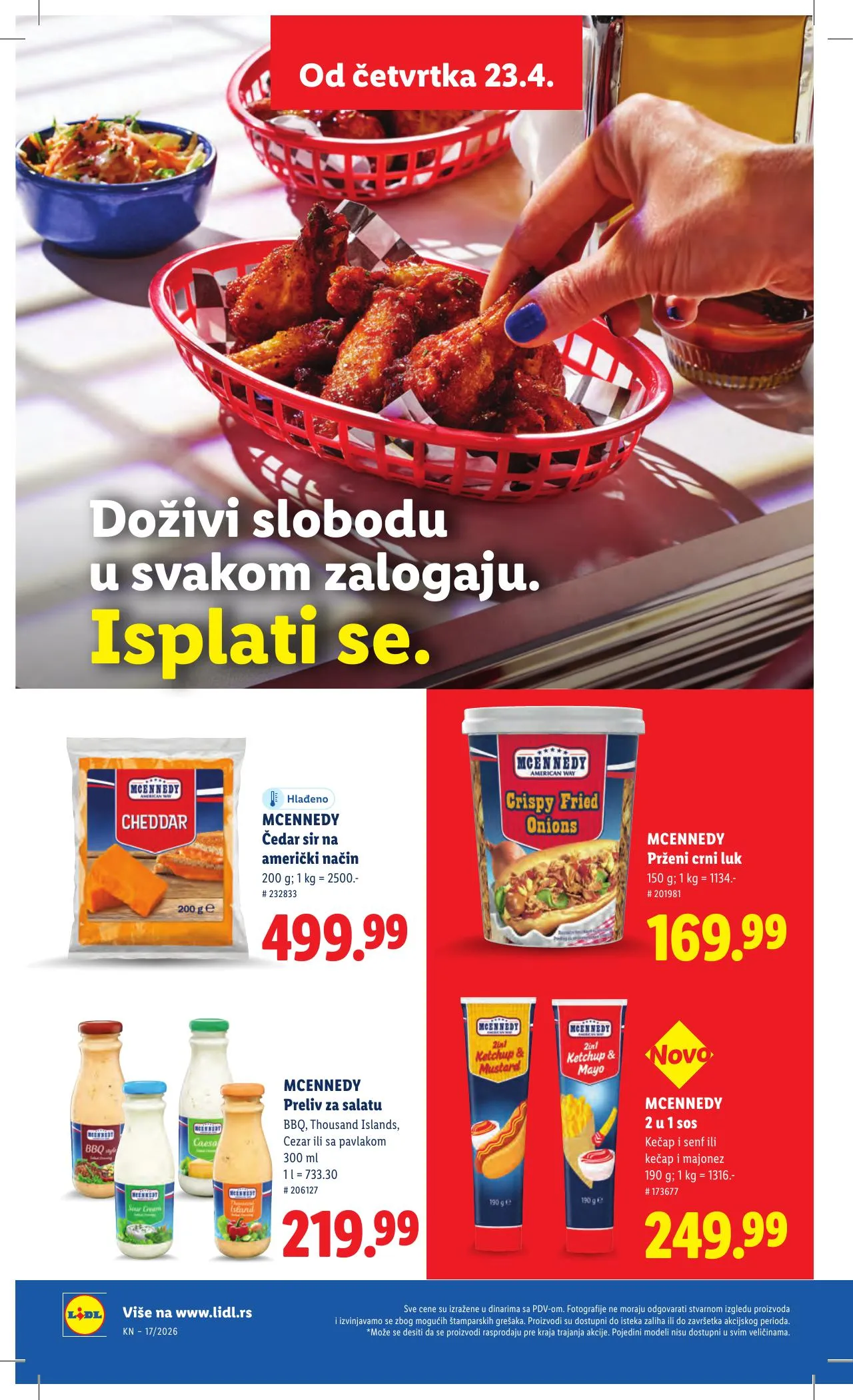 Lidl akciós újság Szerbia 04.23–04.29 – 60. oldal
