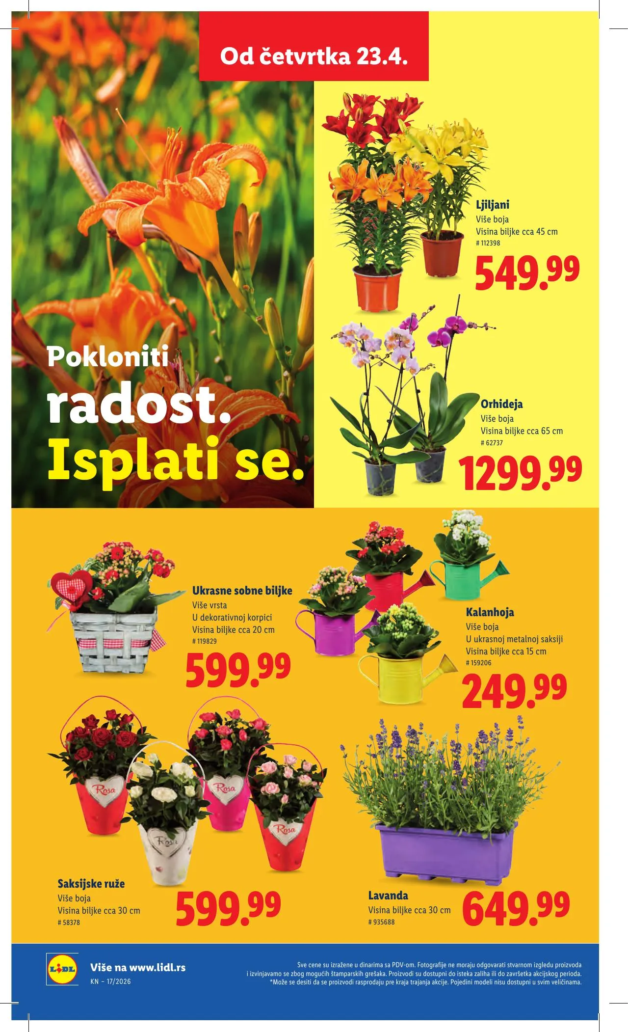 Lidl akciós újság Szerbia 04.23–04.29 – 68. oldal