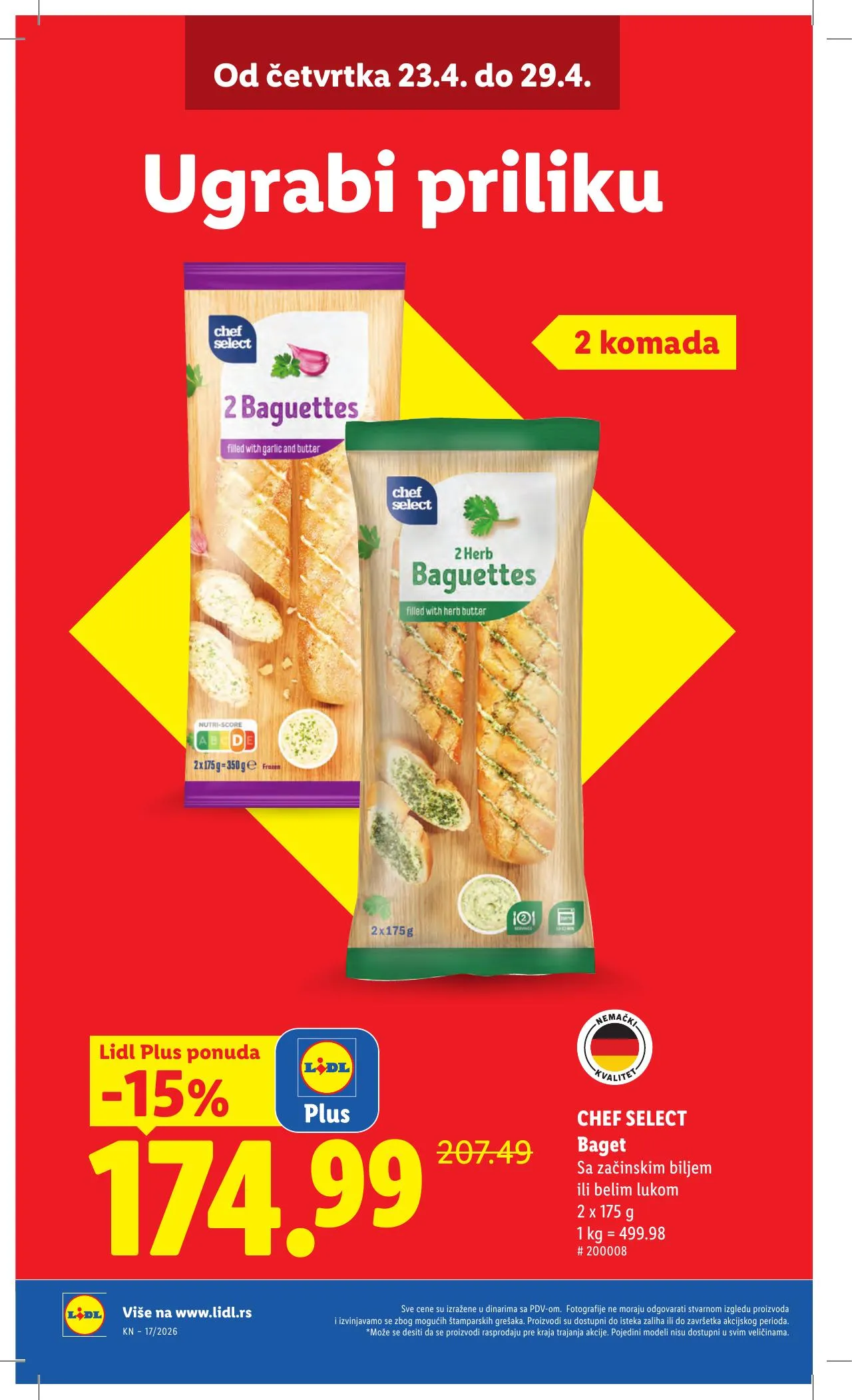 Lidl akciós újság Szerbia 04.23–04.29 – 8. oldal