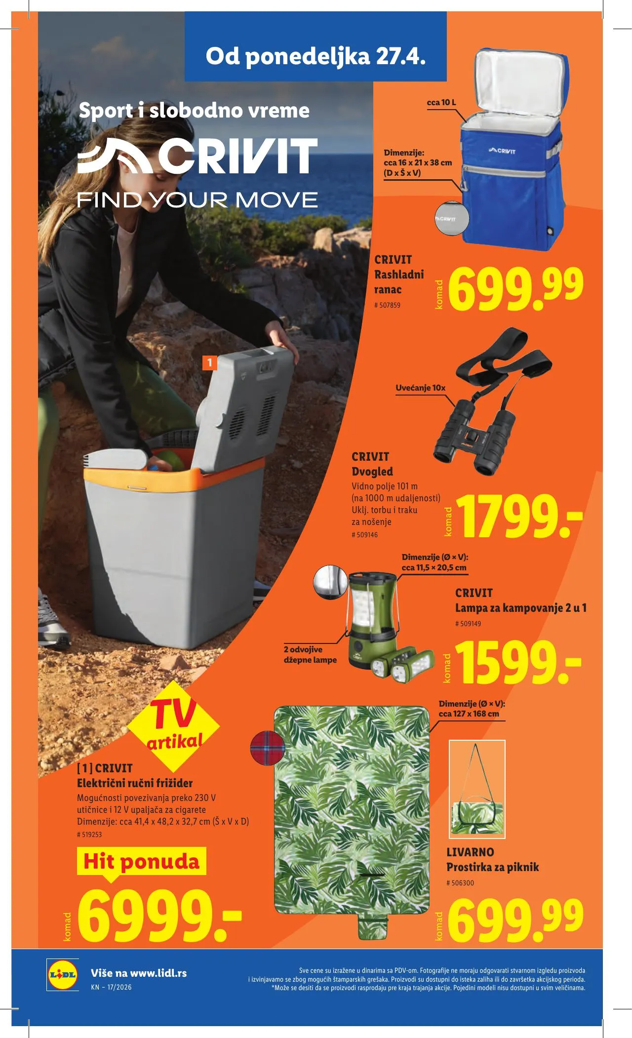 Lidl akciós újság Szerbia 04.23–04.29 – 86. oldal