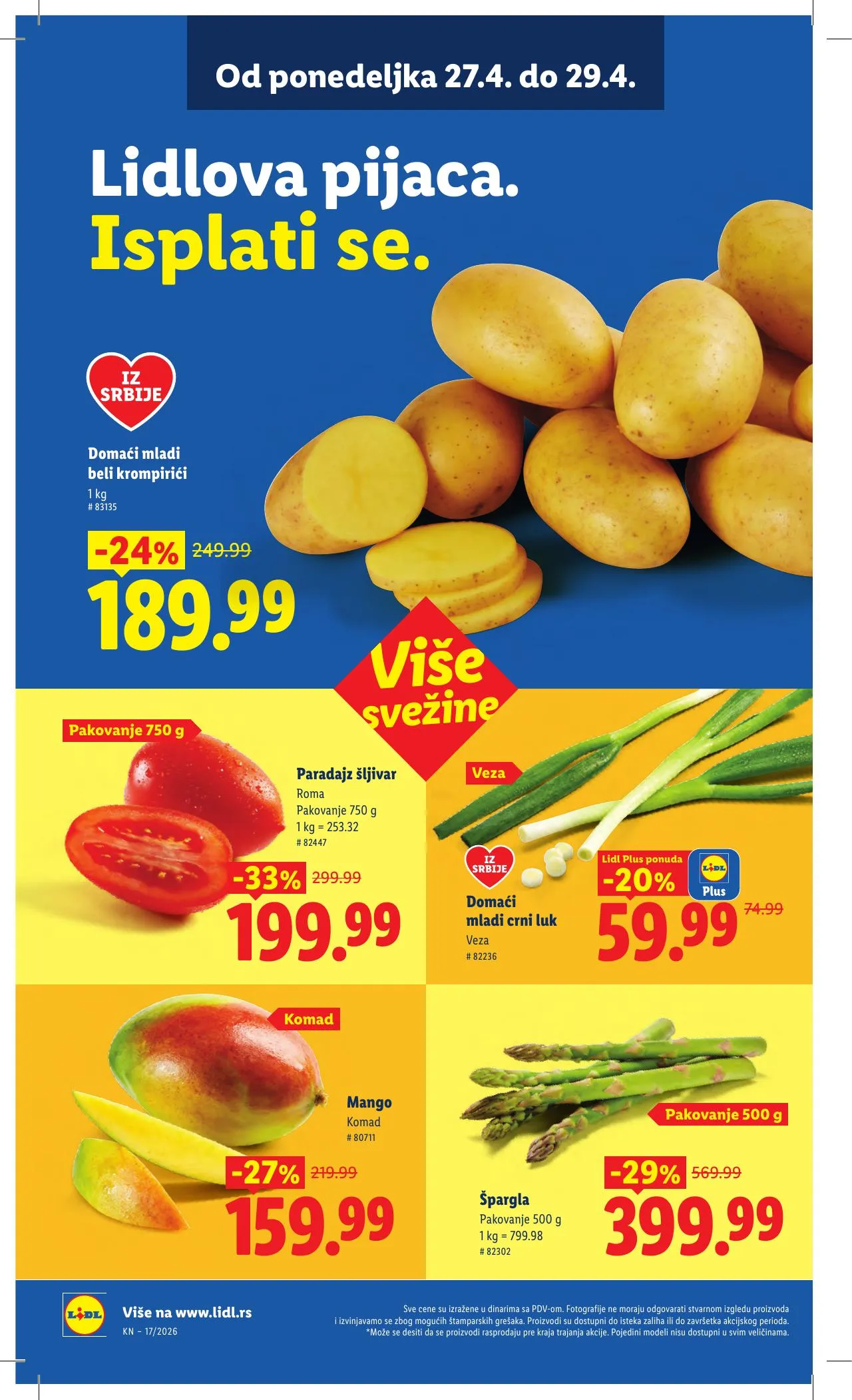 Lidl akciós újság Szerbia 04.23–04.29 – 94. oldal