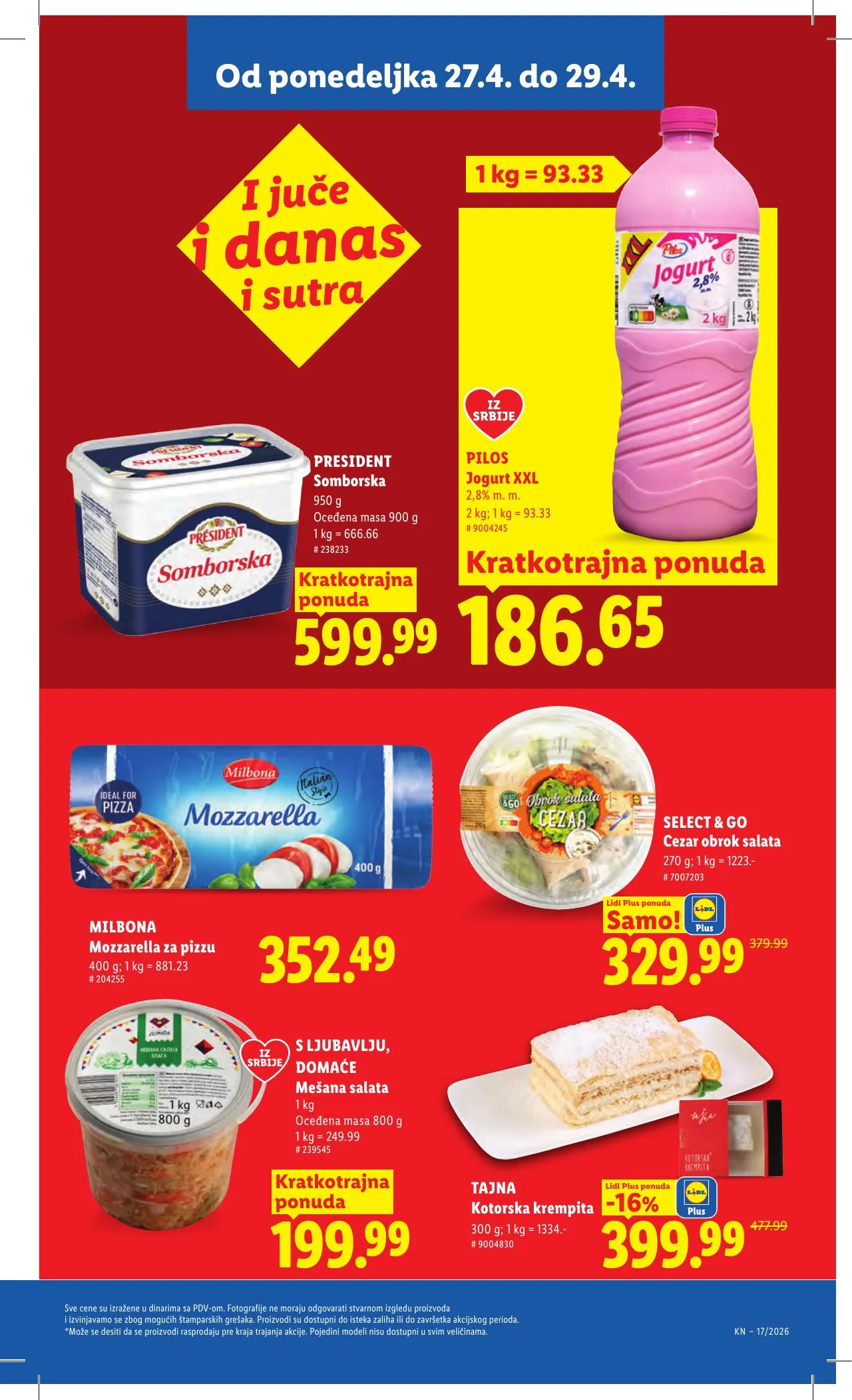 Lidl akciós újság Szerbia 04.23–04.29 – 97. oldal