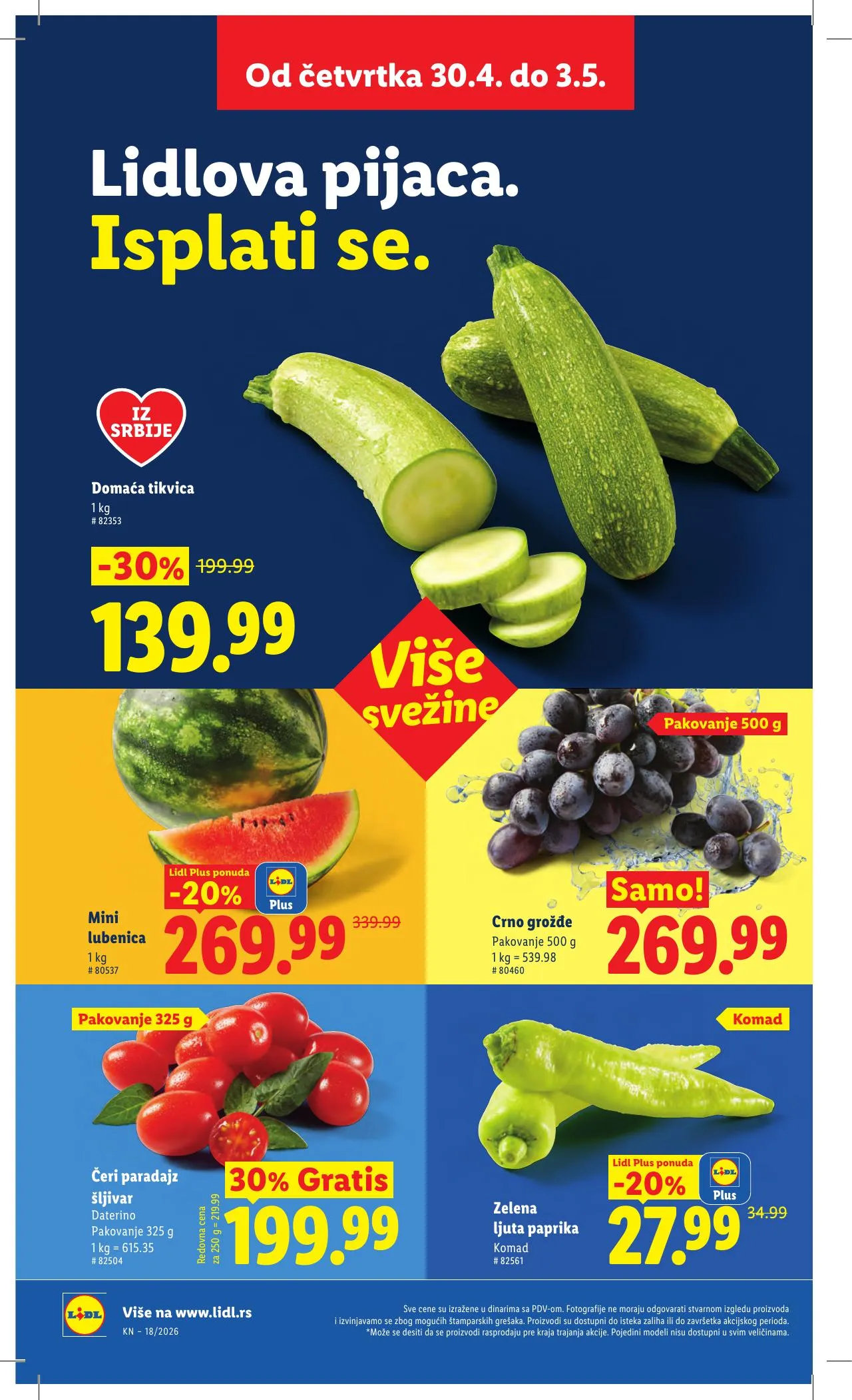 Lidl akciós újság Szerbia 04.30–05.06 – 16. oldal