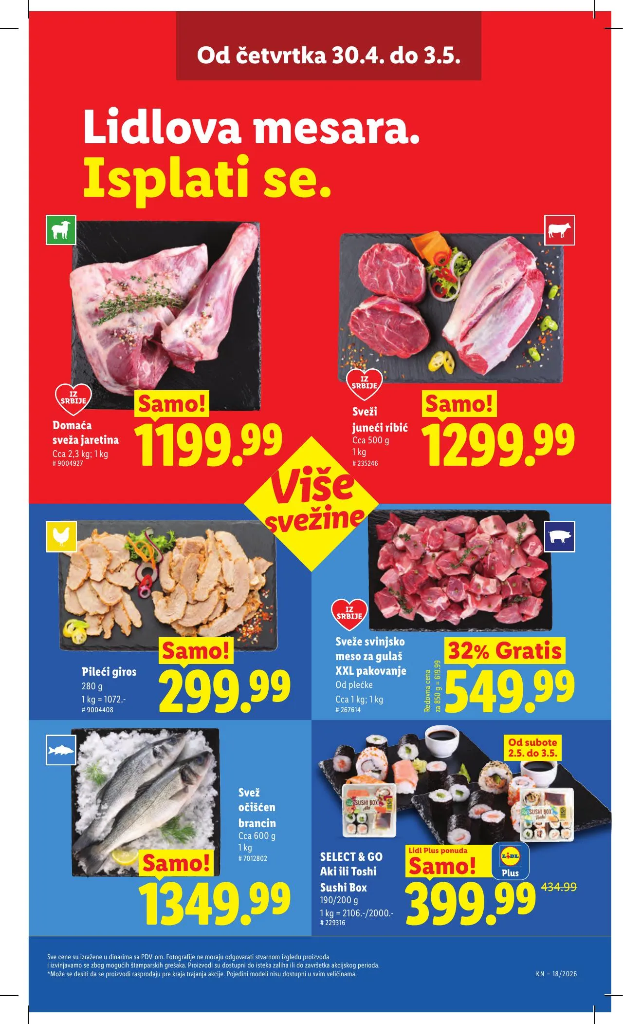 Lidl akciós újság Szerbia 04.30–05.06 – 17. oldal