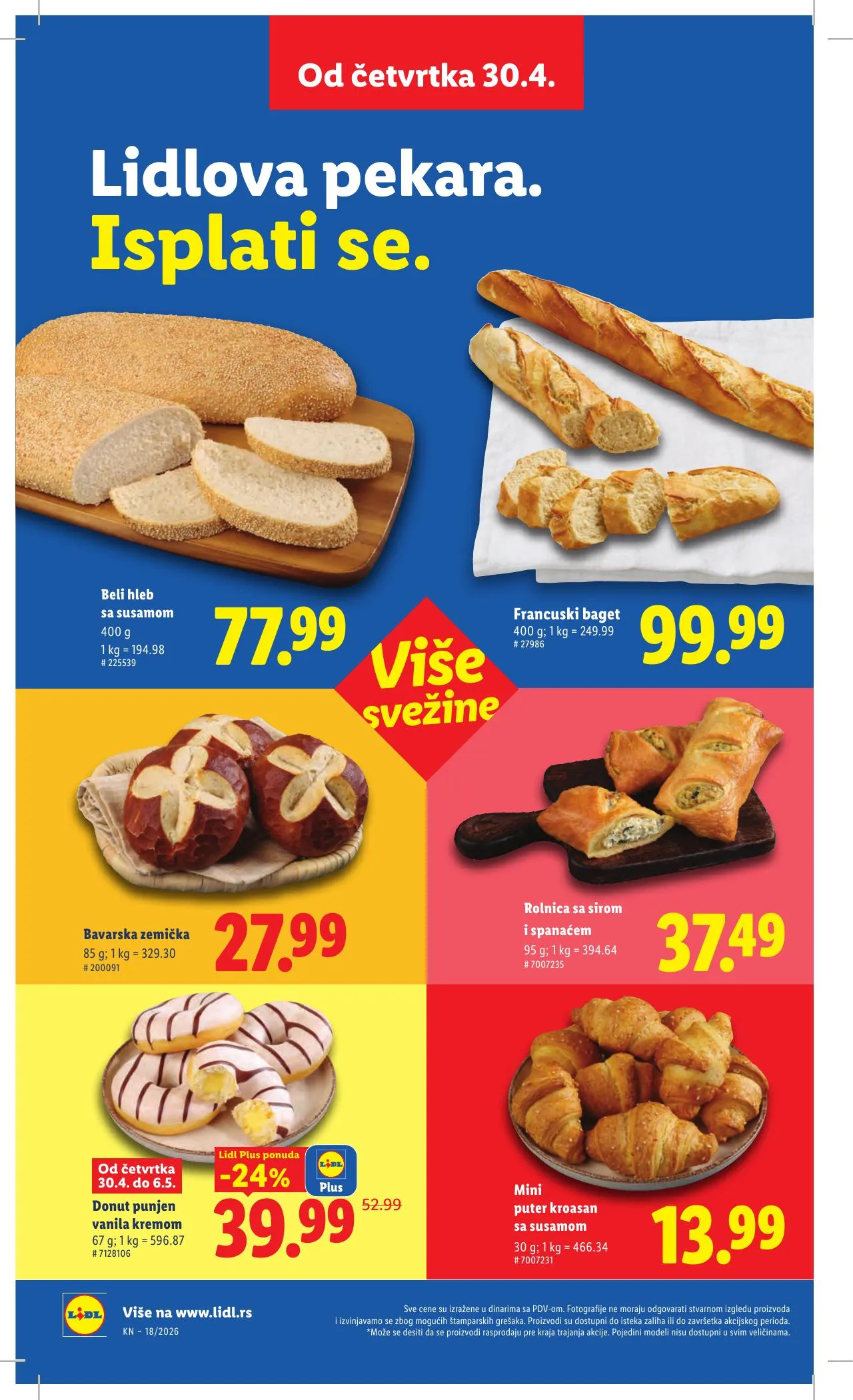 Lidl akciós újság Szerbia 04.30–05.06 – 22. oldal