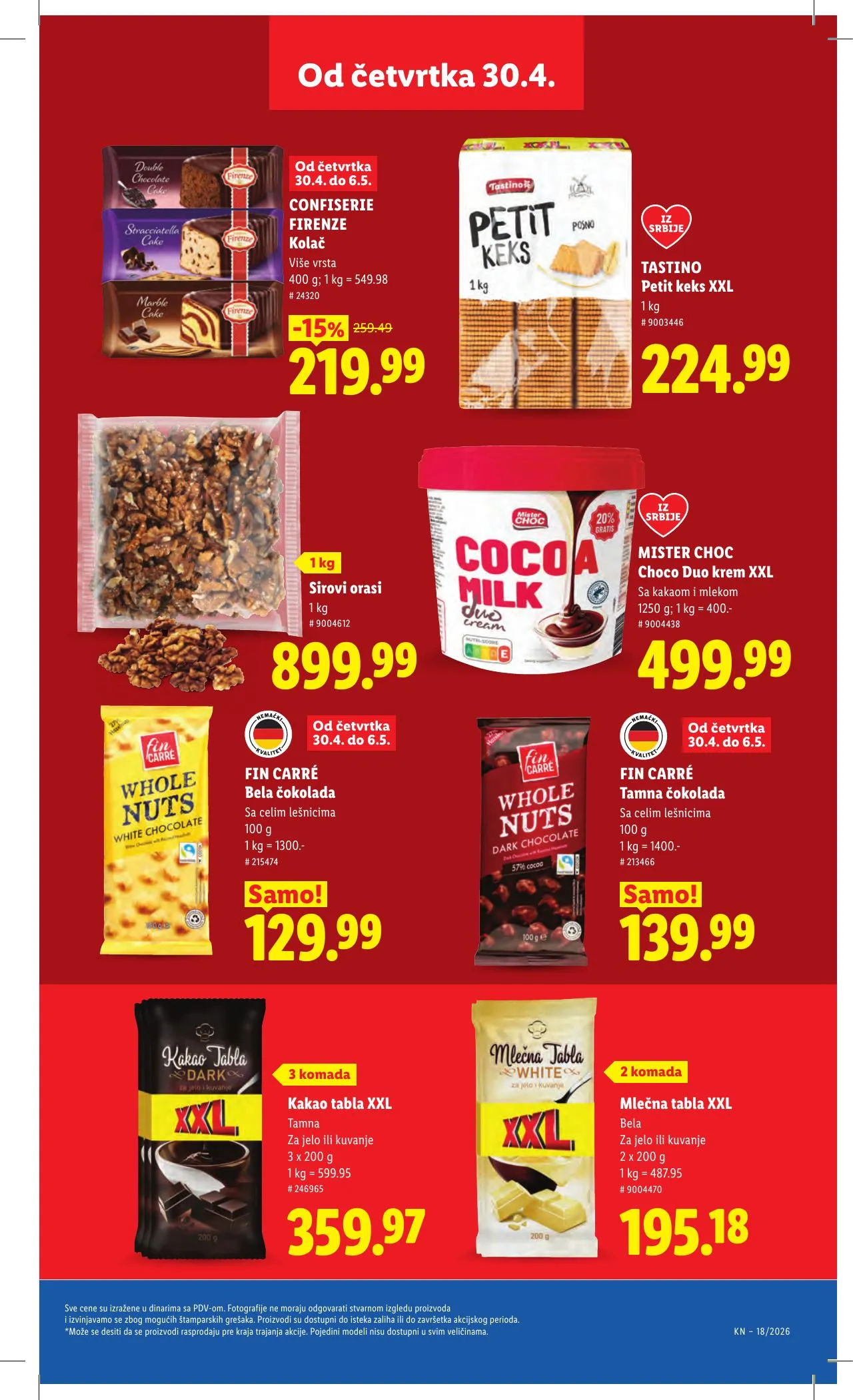 Lidl akciós újság Szerbia 04.30–05.06 – 29. oldal