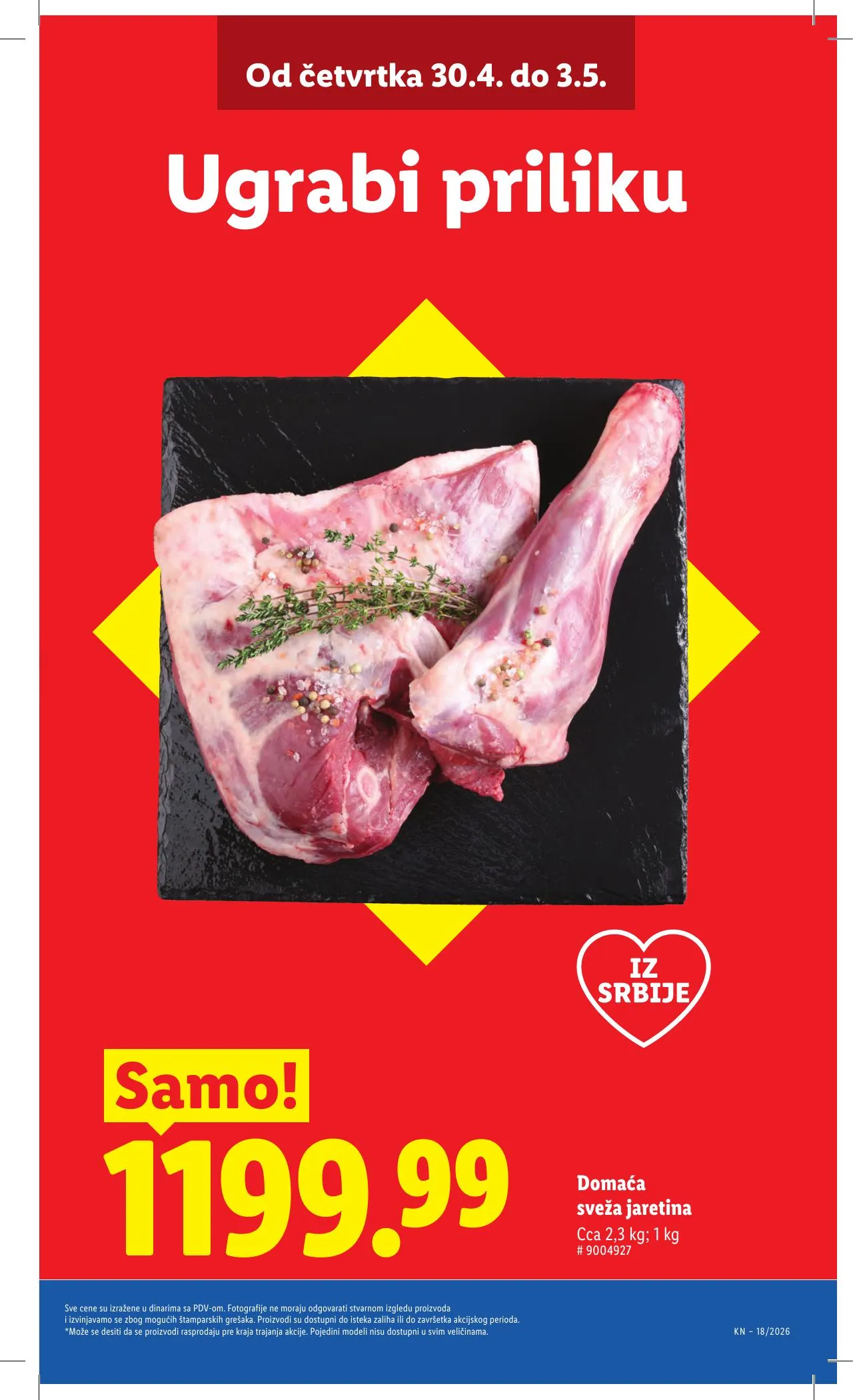 Lidl akciós újság Szerbia 04.30–05.06 – 3. oldal