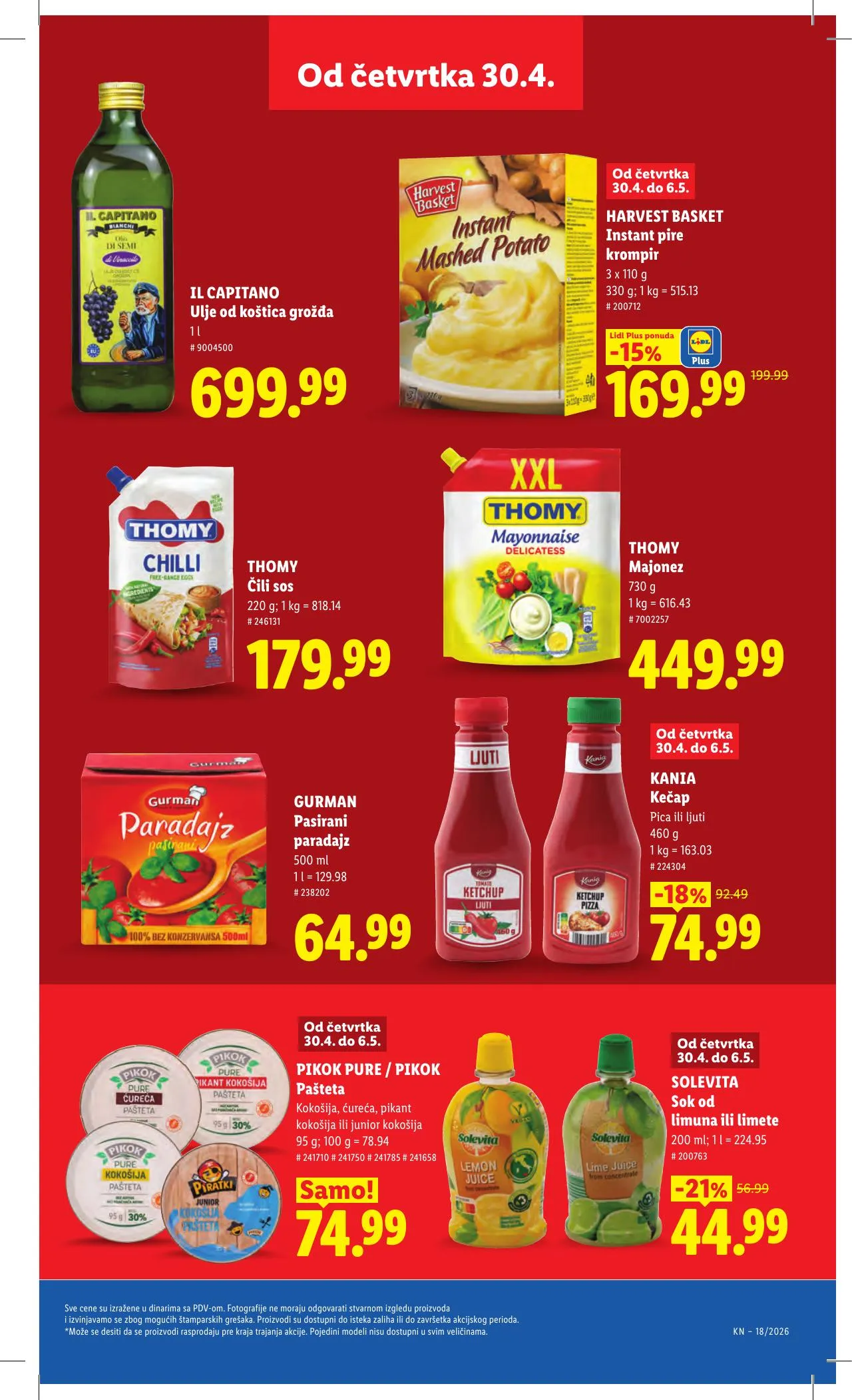 Lidl akciós újság Szerbia 04.30–05.06 – 31. oldal