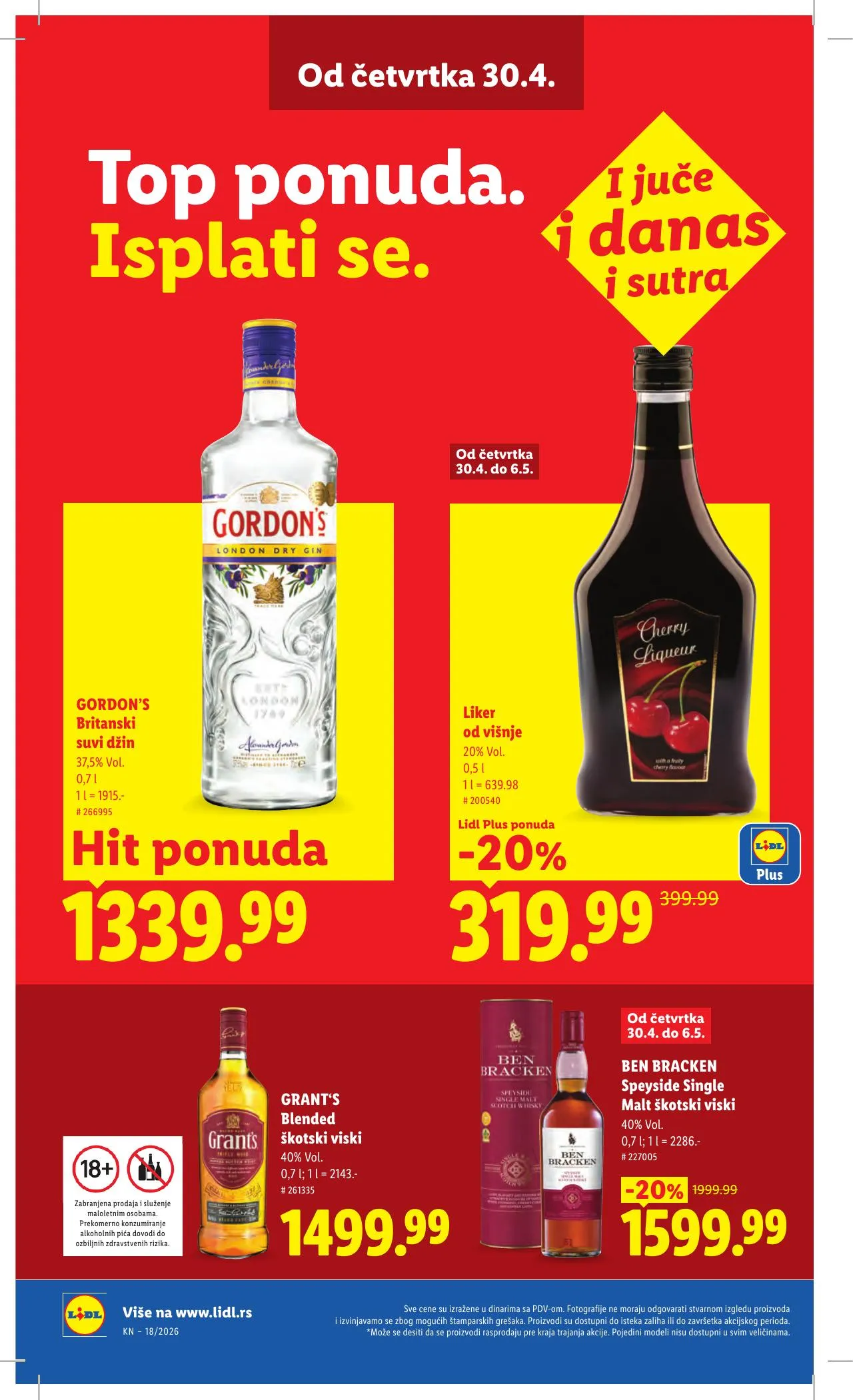 Lidl akciós újság Szerbia 04.30–05.06 – 34. oldal