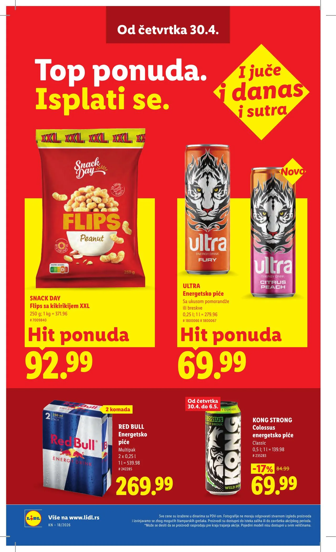 Lidl akciós újság Szerbia 04.30–05.06 – 38. oldal