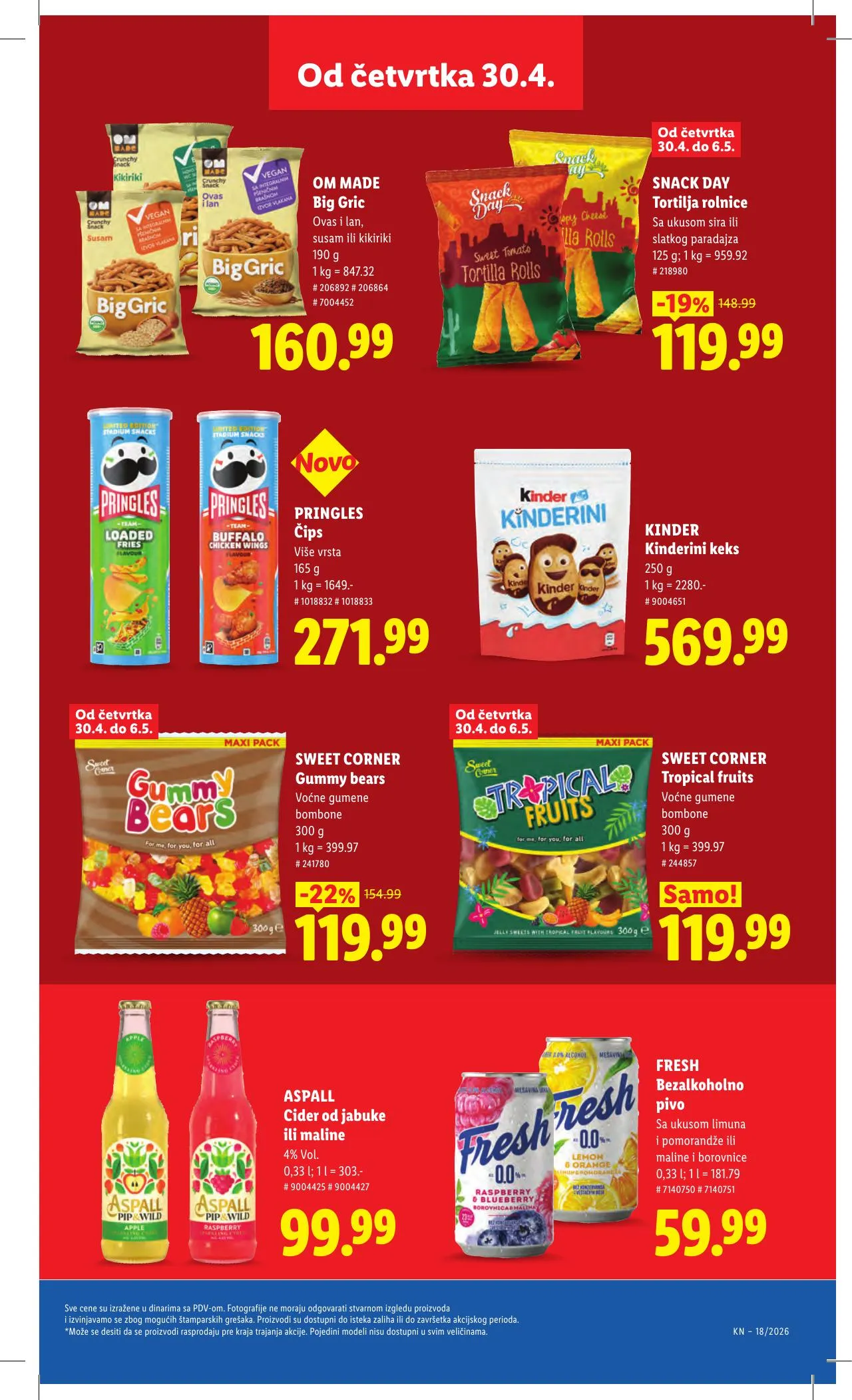 Lidl akciós újság Szerbia 04.30–05.06 – 39. oldal