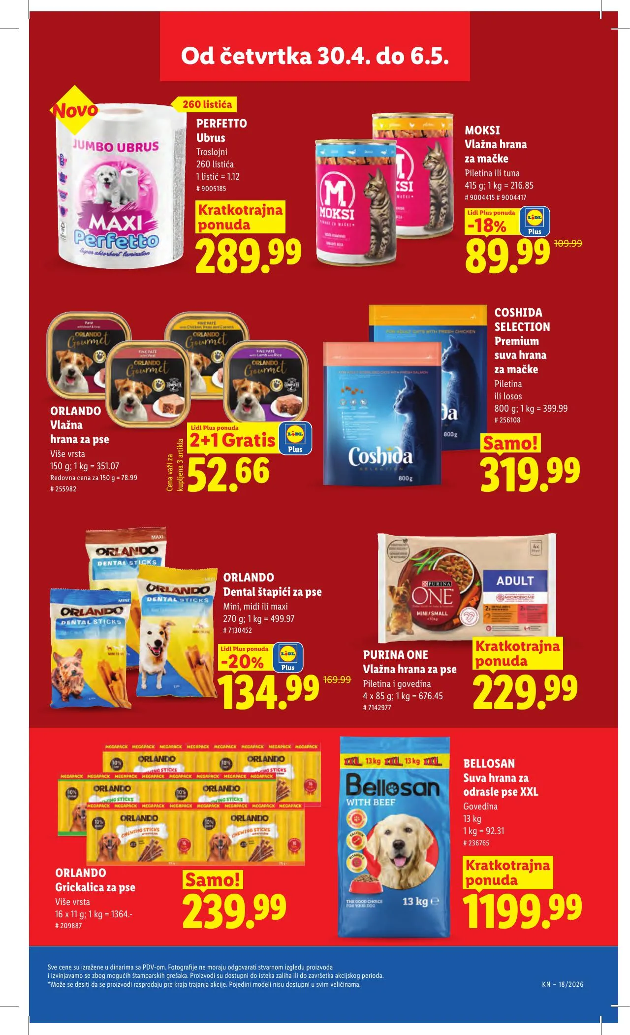 Lidl akciós újság Szerbia 04.30–05.06 – 43. oldal