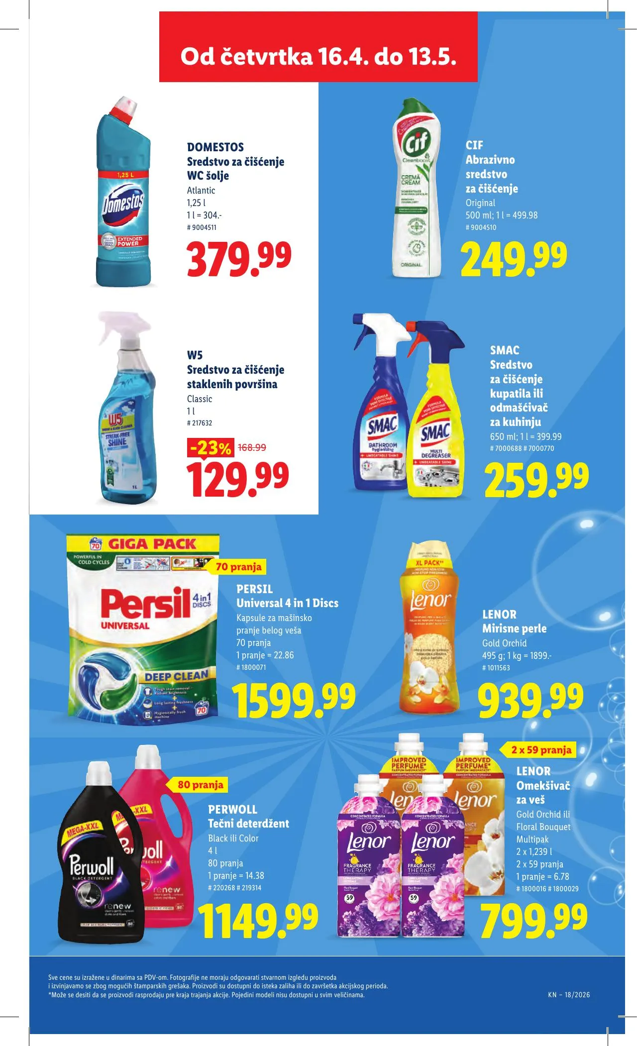Lidl akciós újság Szerbia 04.30–05.06 – 45. oldal