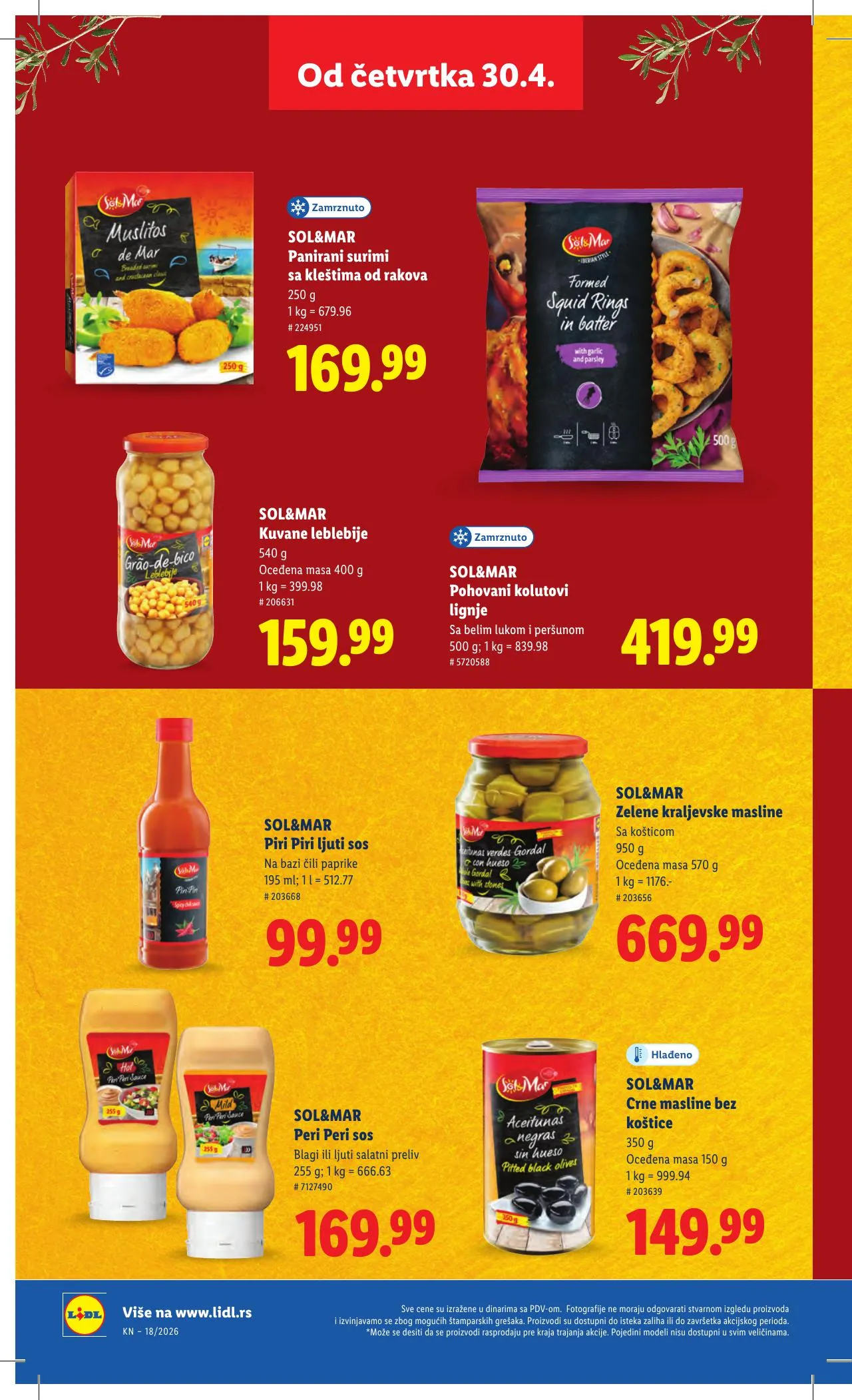 Lidl akciós újság Szerbia 04.30–05.06 – 58. oldal