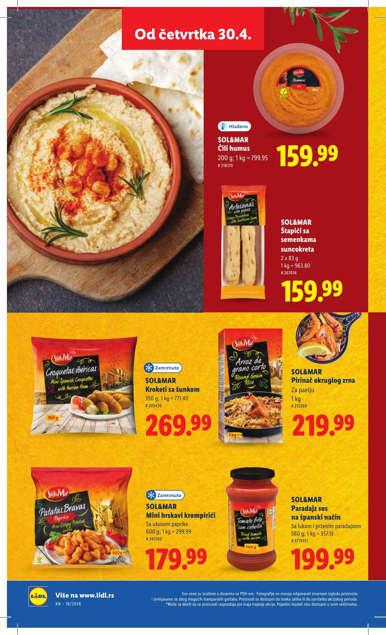Lidl akciós újság Szerbia 04.30–05.06 – 60. oldal