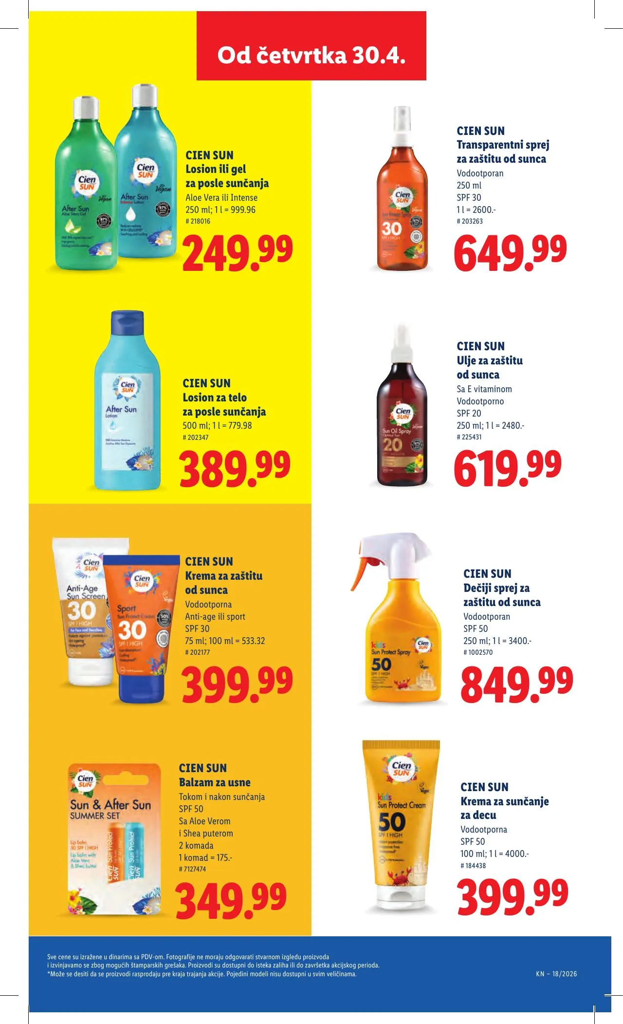Lidl akciós újság Szerbia 04.30–05.06 – 63. oldal