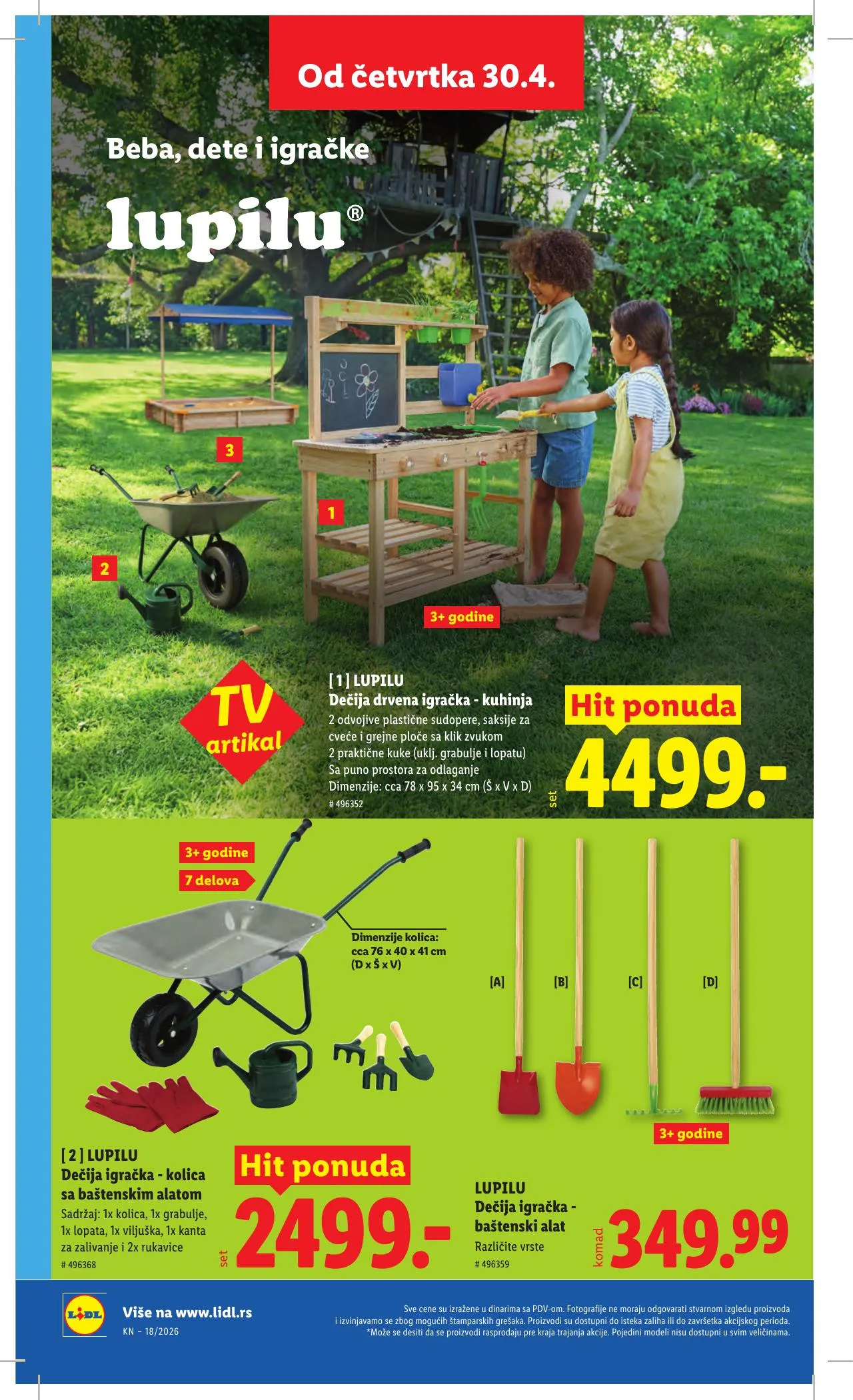 Lidl akciós újság Szerbia 04.30–05.06 – 70. oldal