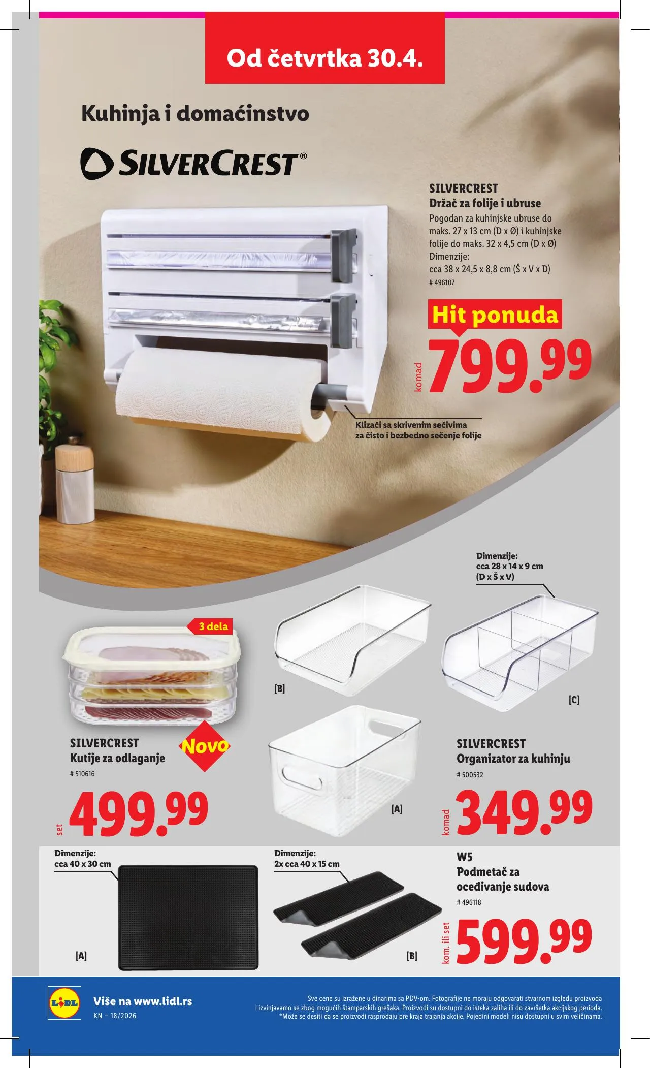 Lidl akciós újság Szerbia 04.30–05.06 – 74. oldal