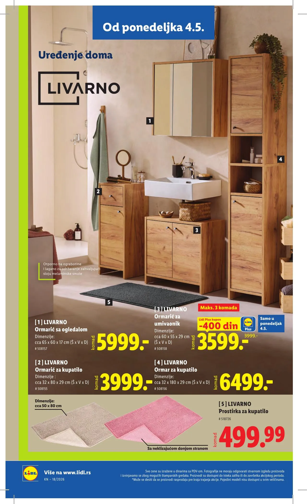 Lidl akciós újság Szerbia 04.30–05.06 – 84. oldal