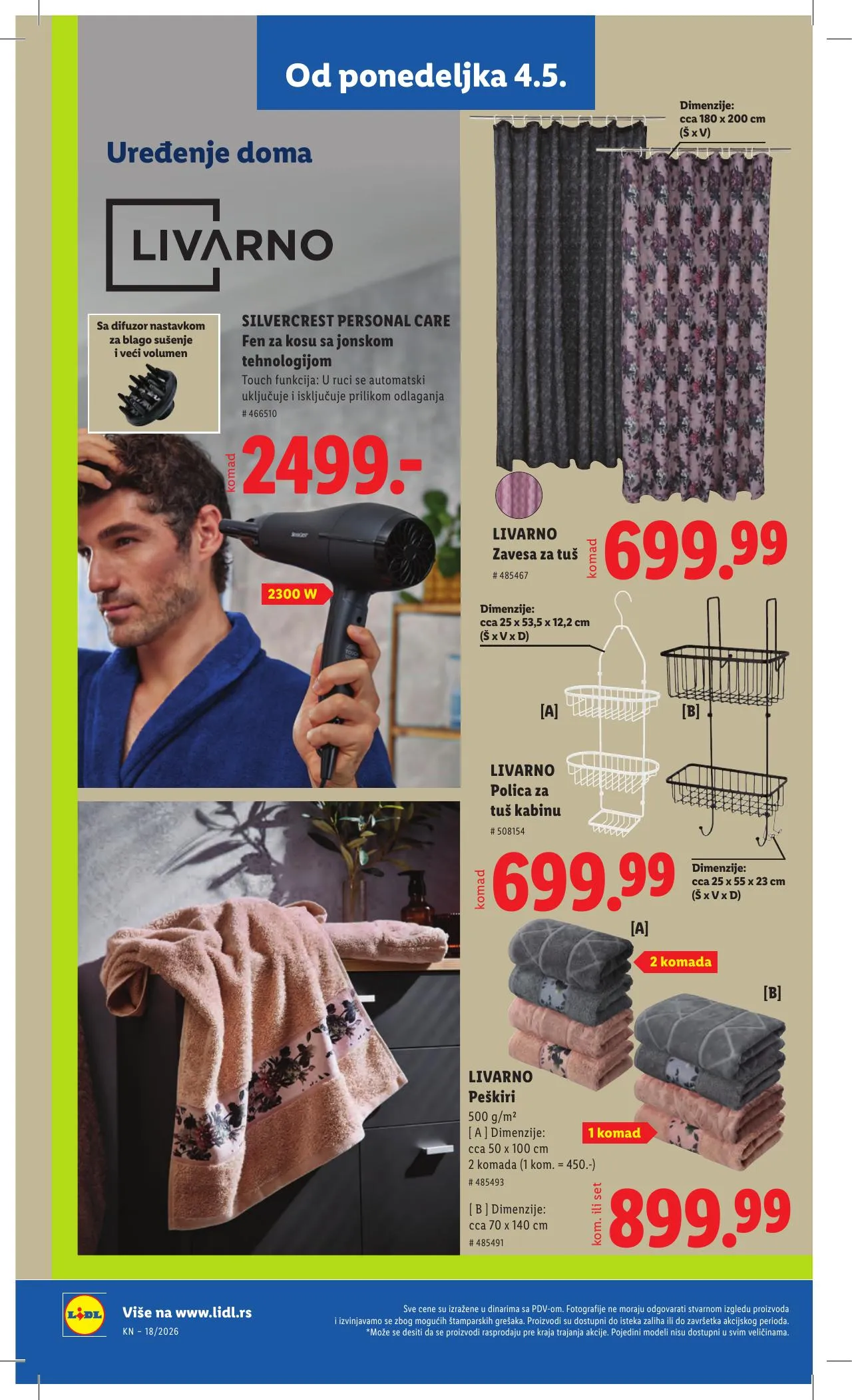 Lidl akciós újság Szerbia 04.30–05.06 – 86. oldal