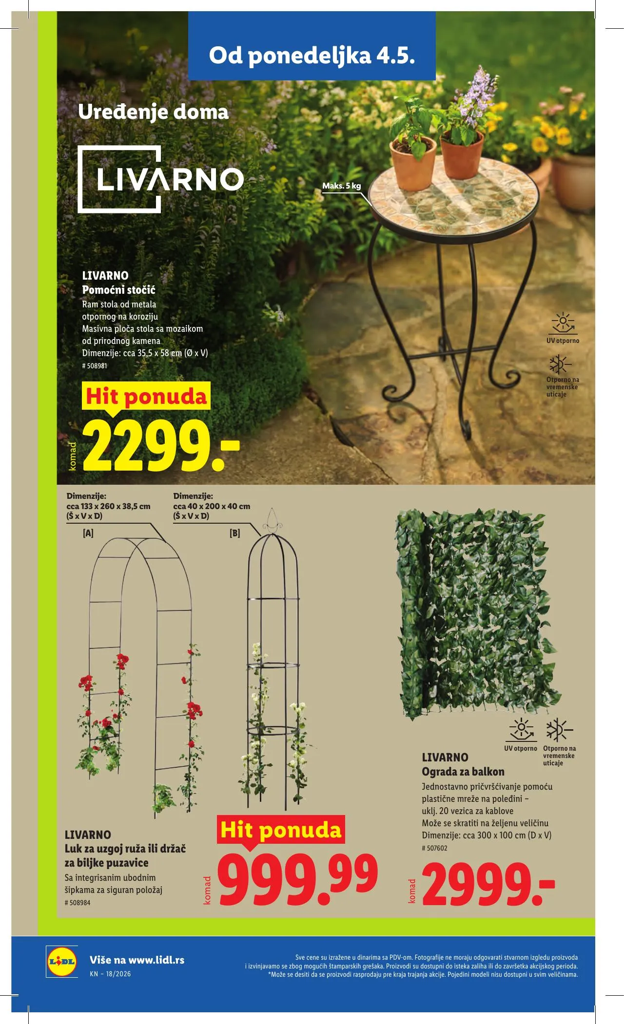 Lidl akciós újság Szerbia 04.30–05.06 – 88. oldal