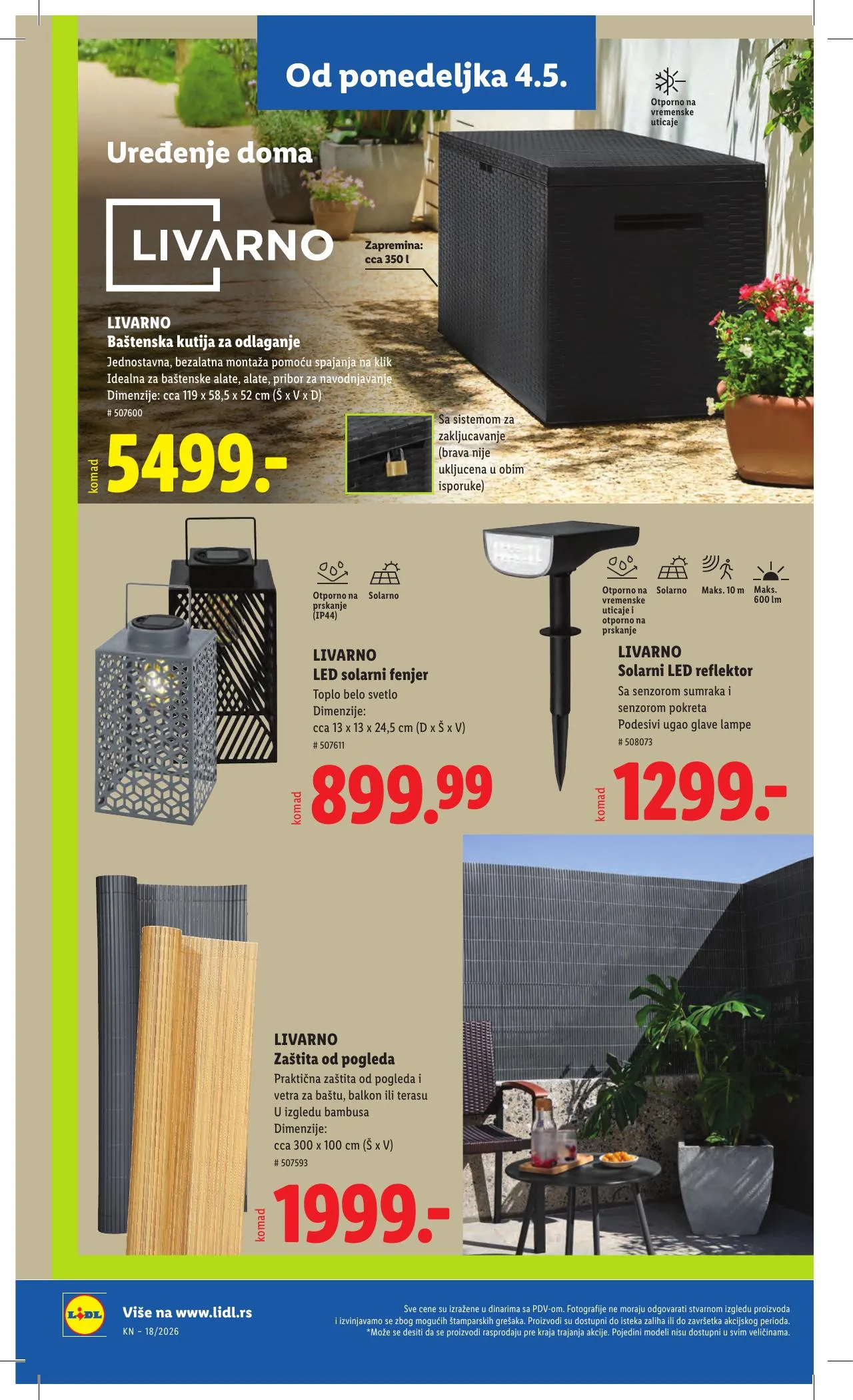 Lidl akciós újság Szerbia 04.30–05.06 – 90. oldal