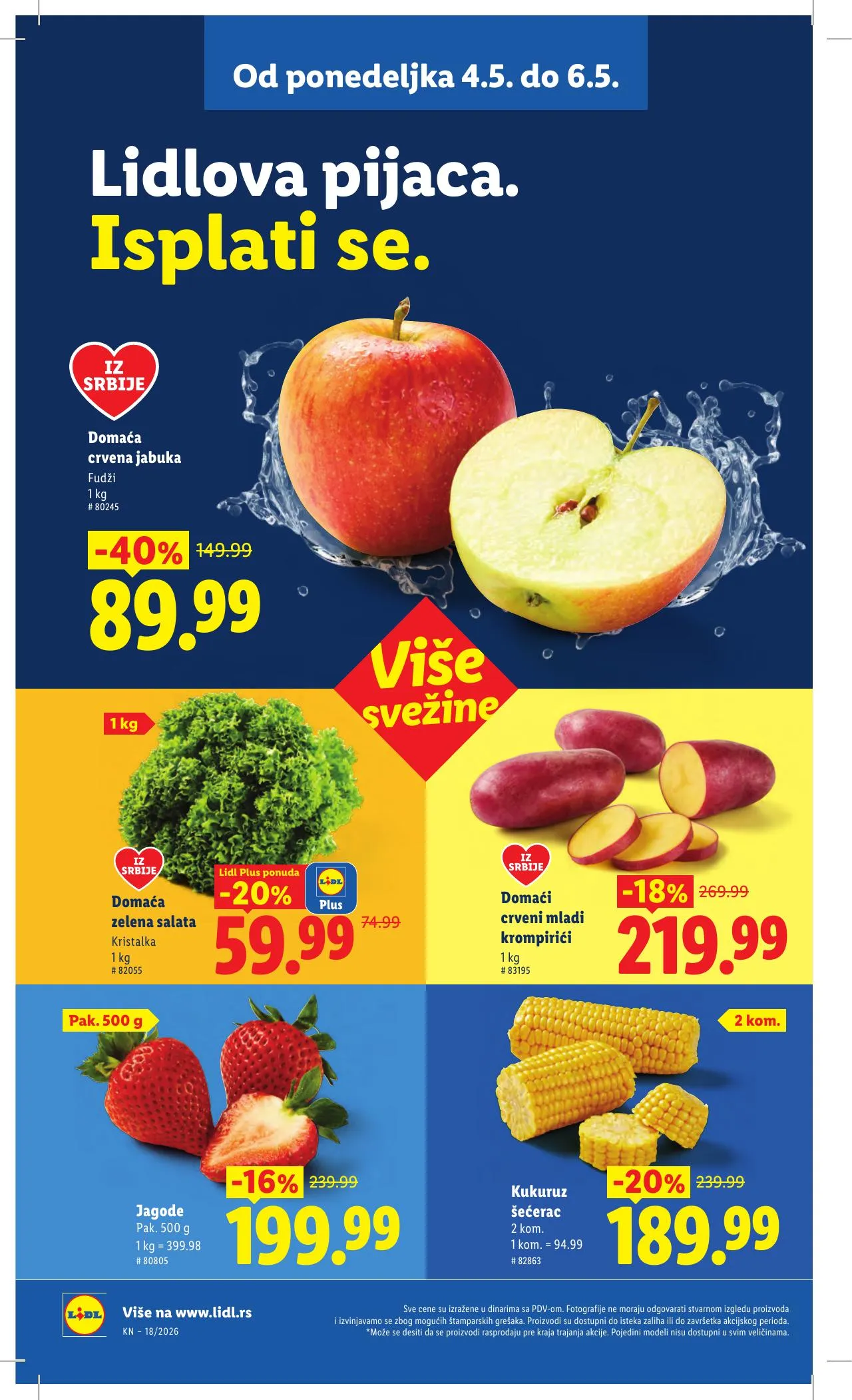 Lidl akciós újság Szerbia 04.30–05.06 – 92. oldal