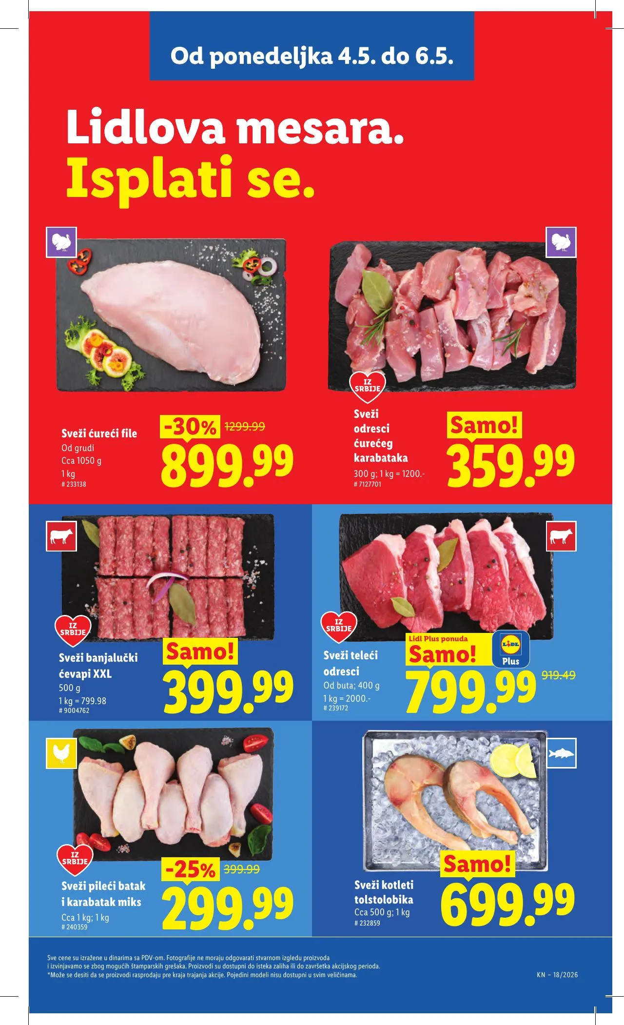 Lidl akciós újság Szerbia 04.30–05.06 – 93. oldal