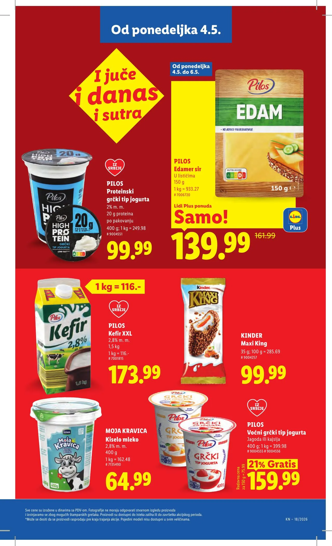 Lidl akciós újság Szerbia 04.30–05.06 – 95. oldal