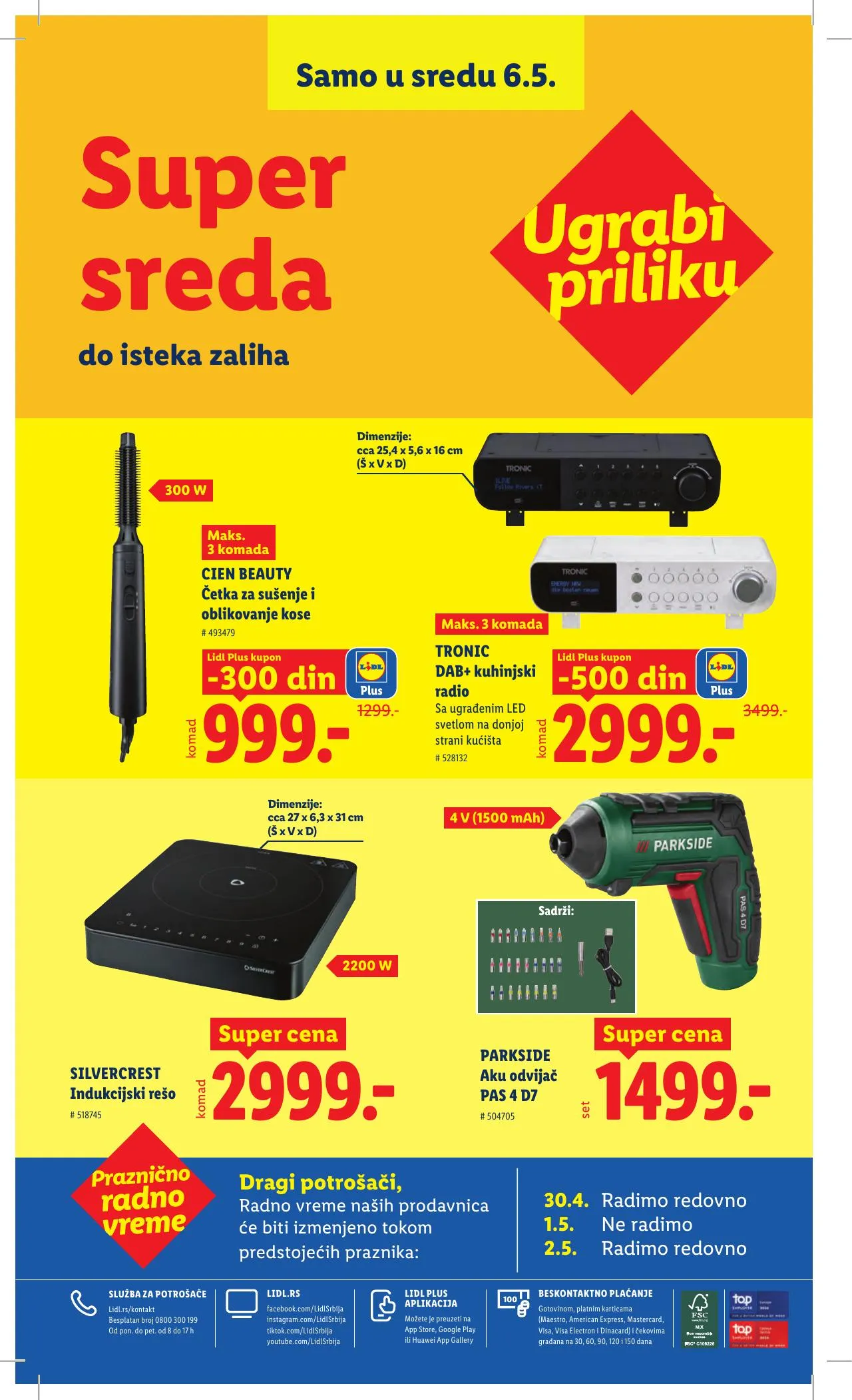 Lidl akciós újság Szerbia 04.30–05.06 – 96. oldal