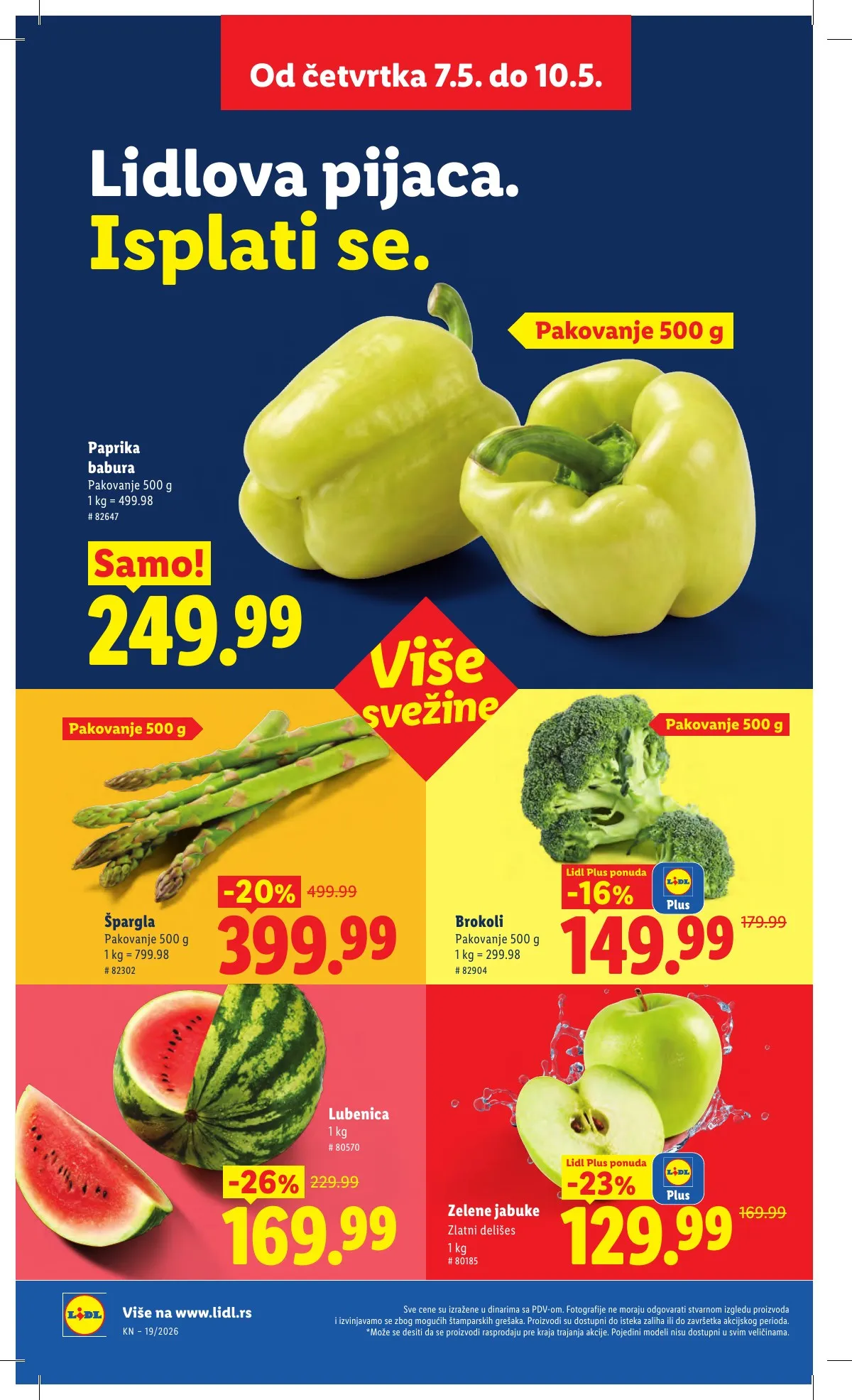 Lidl akciós újság Szerbia 05.07–05.13 – 18. oldal