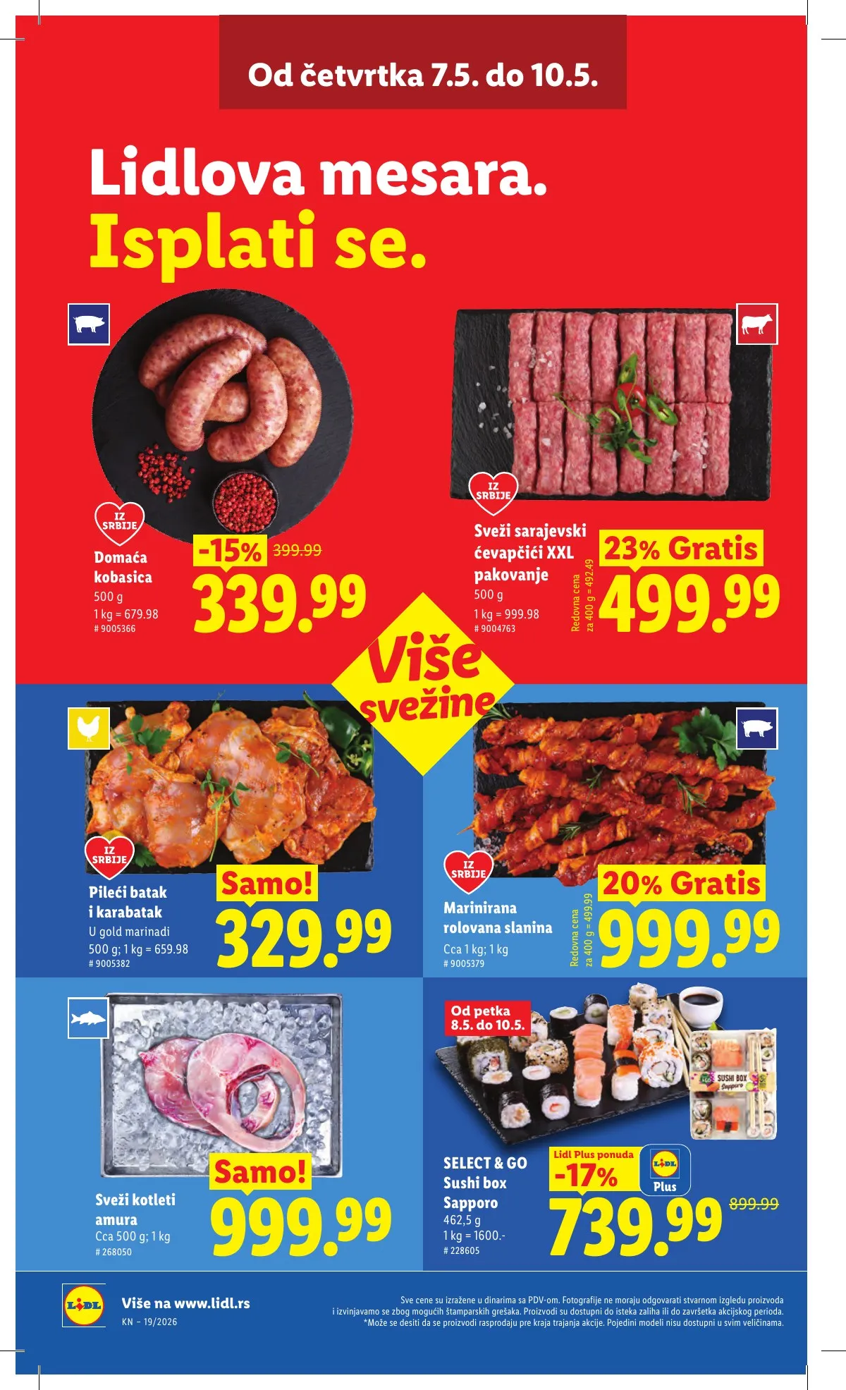 Lidl akciós újság Szerbia 05.07–05.13 – 20. oldal