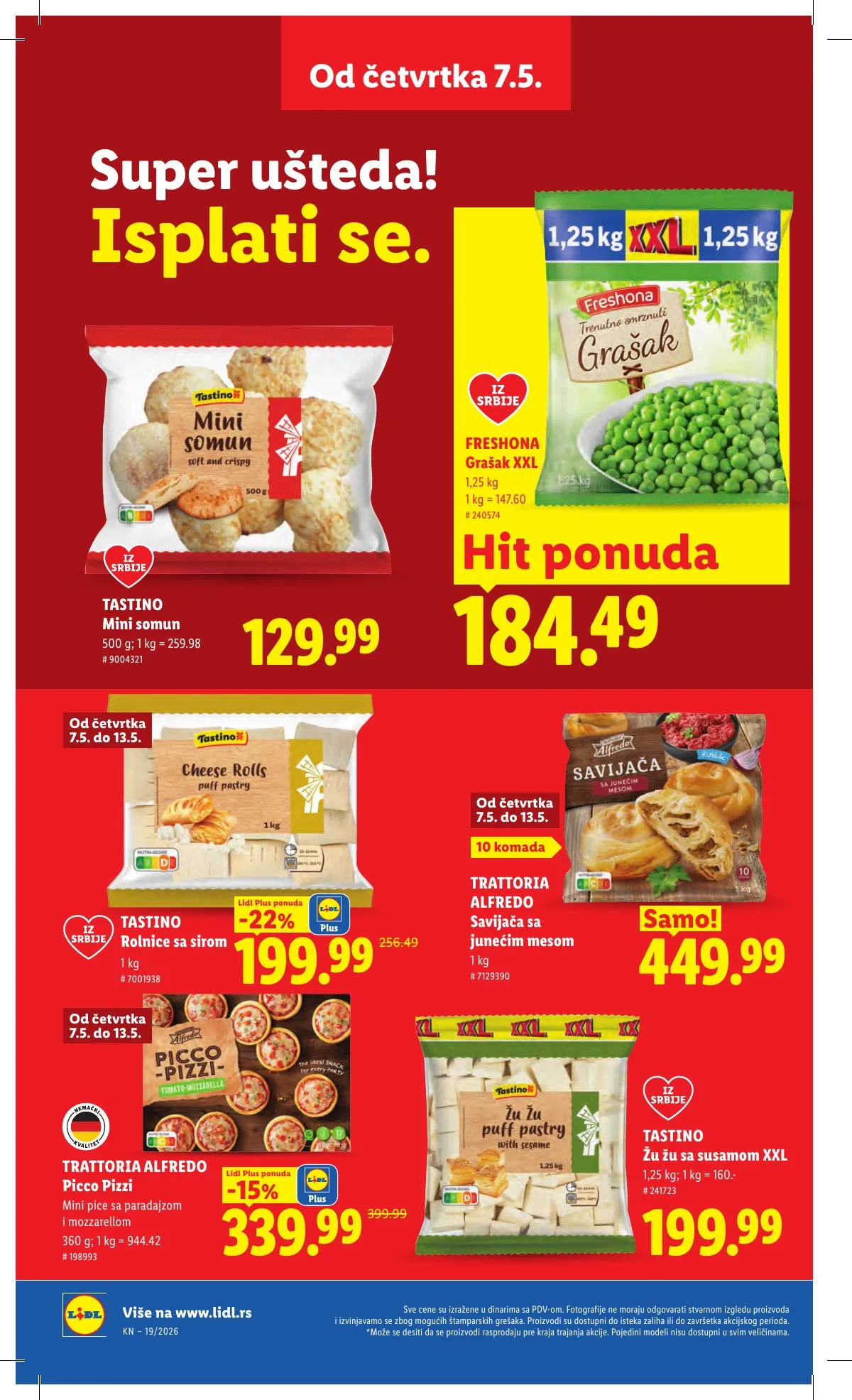 Lidl akciós újság Szerbia 05.07–05.13 – 26. oldal