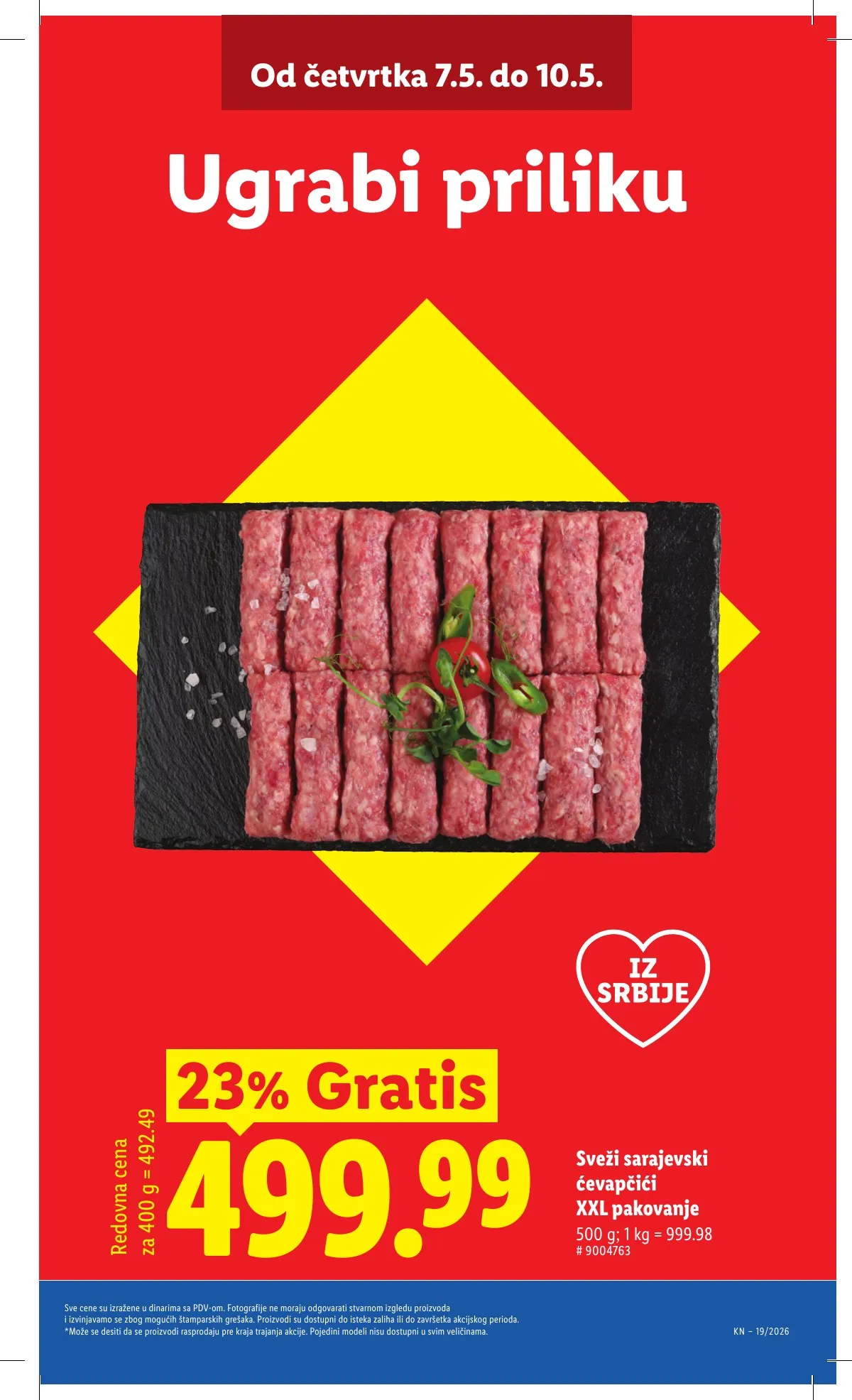 Lidl akciós újság Szerbia 05.07–05.13 – 3. oldal