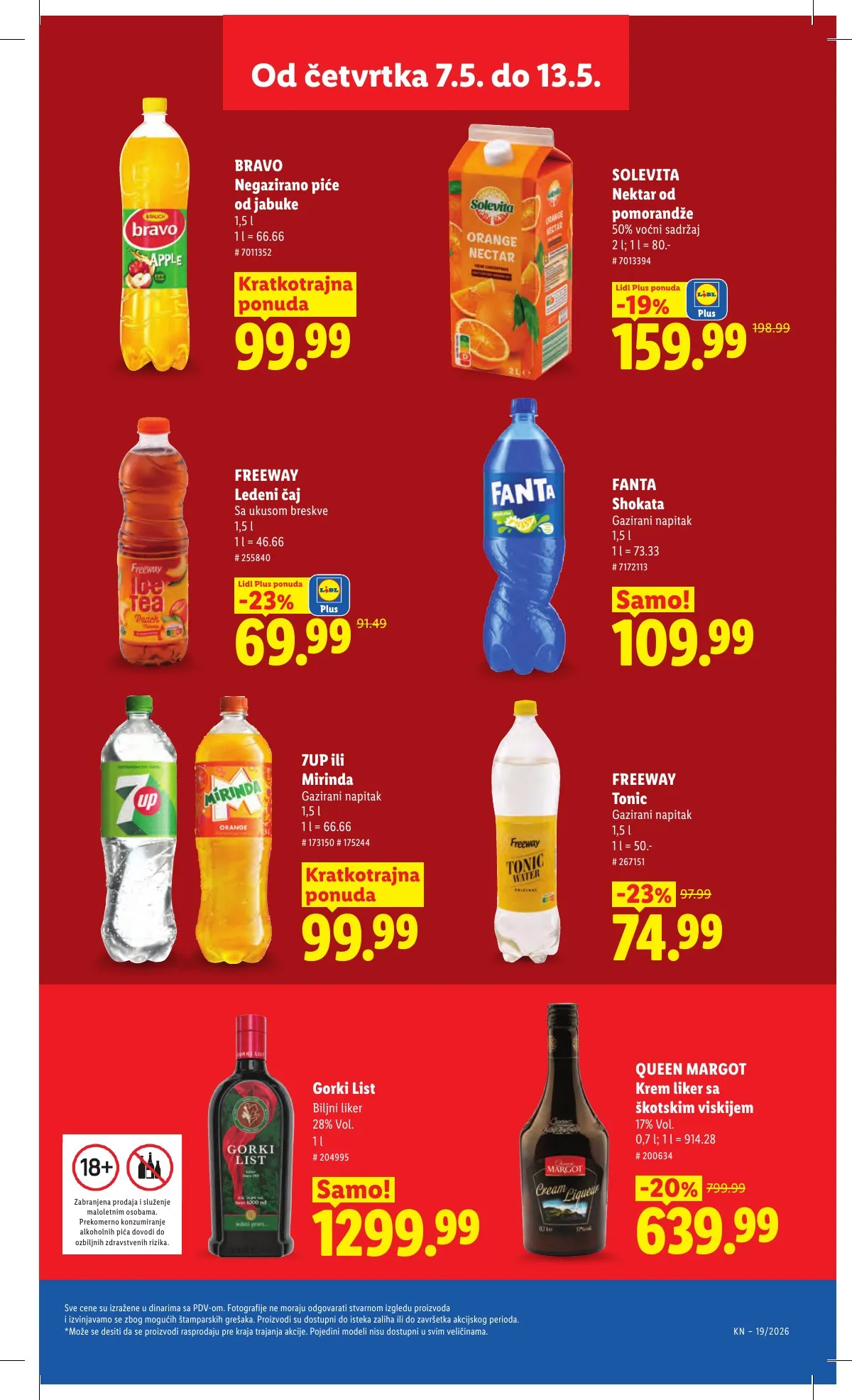 Lidl akciós újság Szerbia 05.07–05.13 – 33. oldal